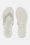 Platform Flip-flops Glitter Stones - Creme