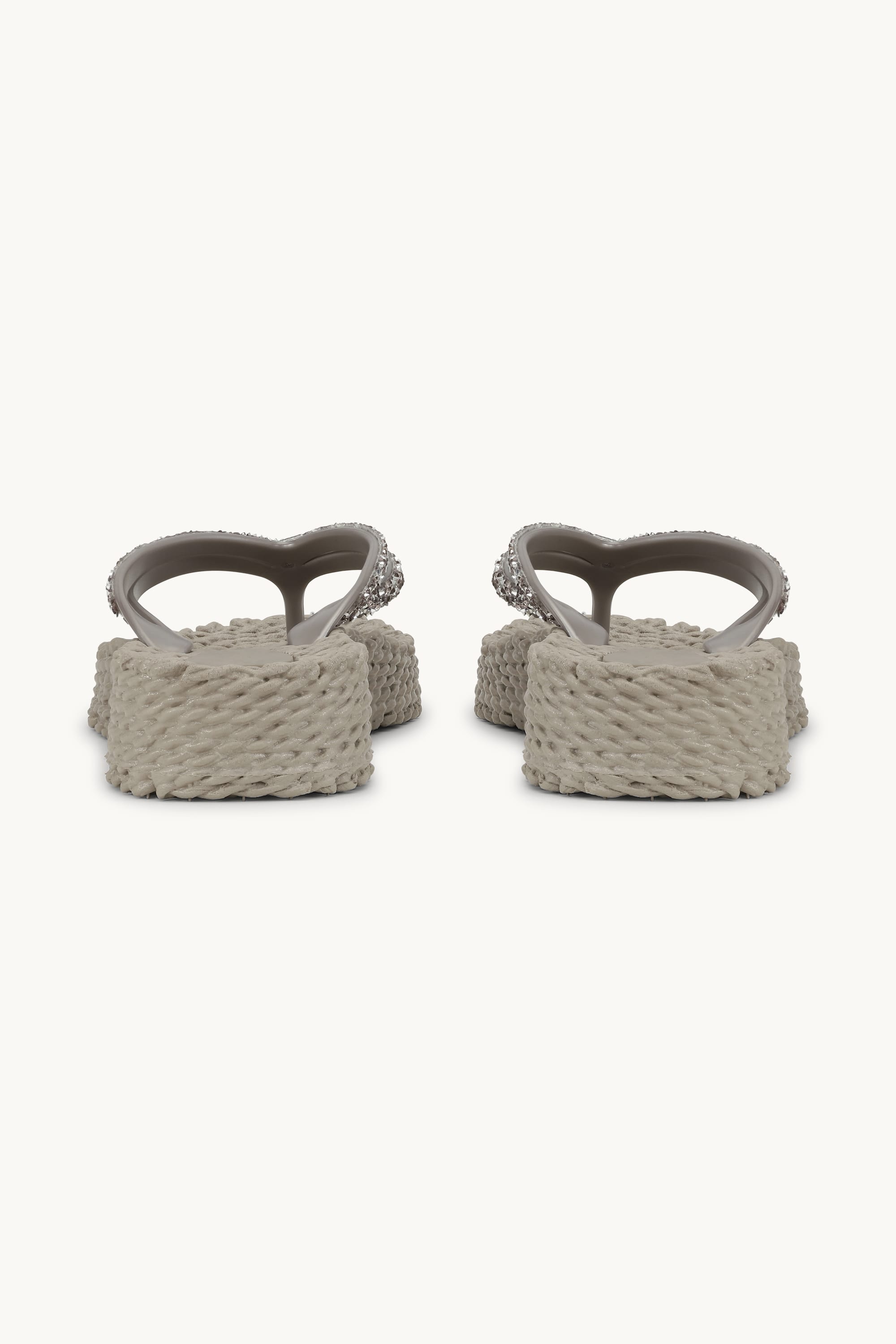 Platform Flip-flops Glitter Stones - Atmosphere