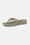 Platform Flip-flops Glitter Stones - Platin