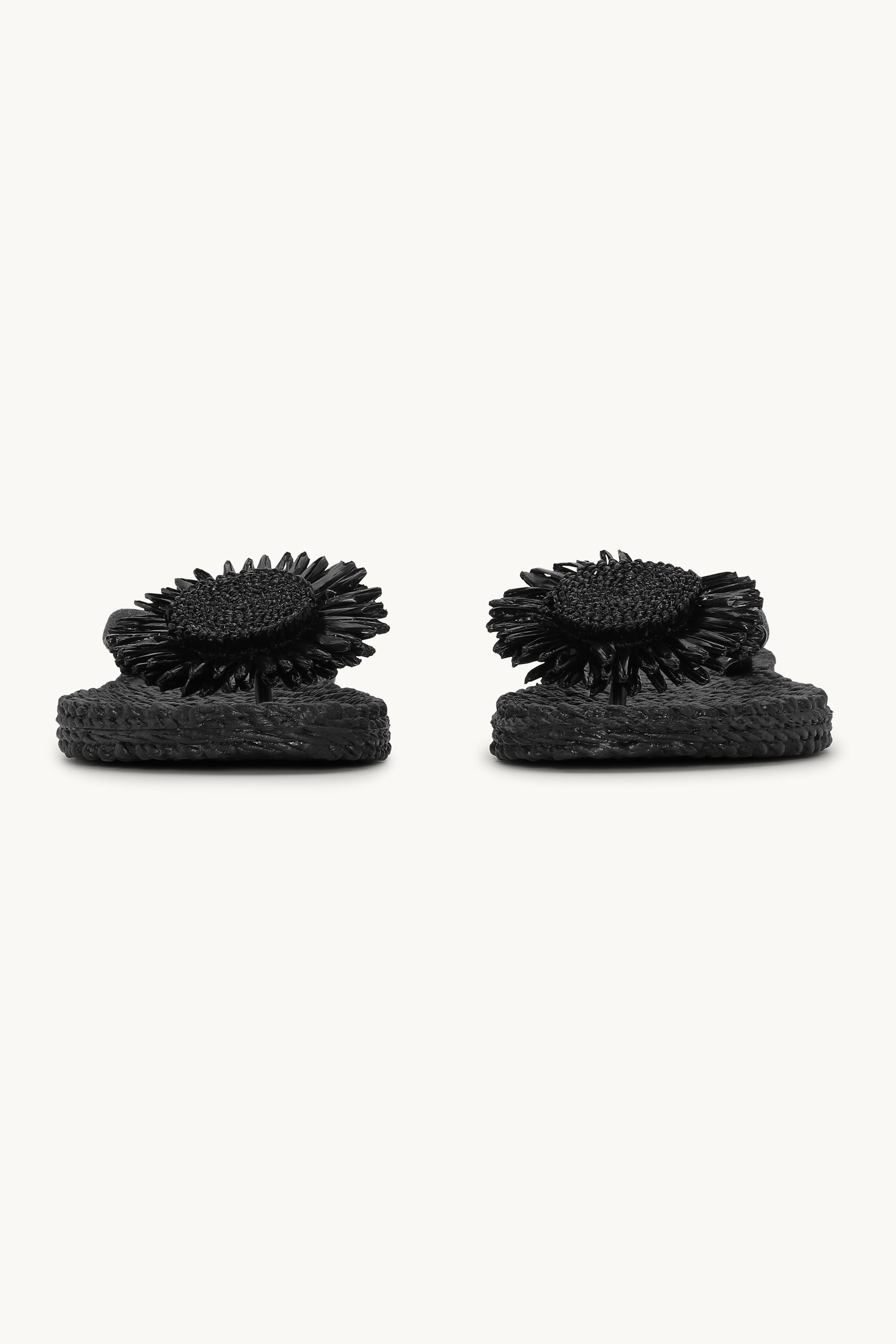 Tongs Fleur - Black