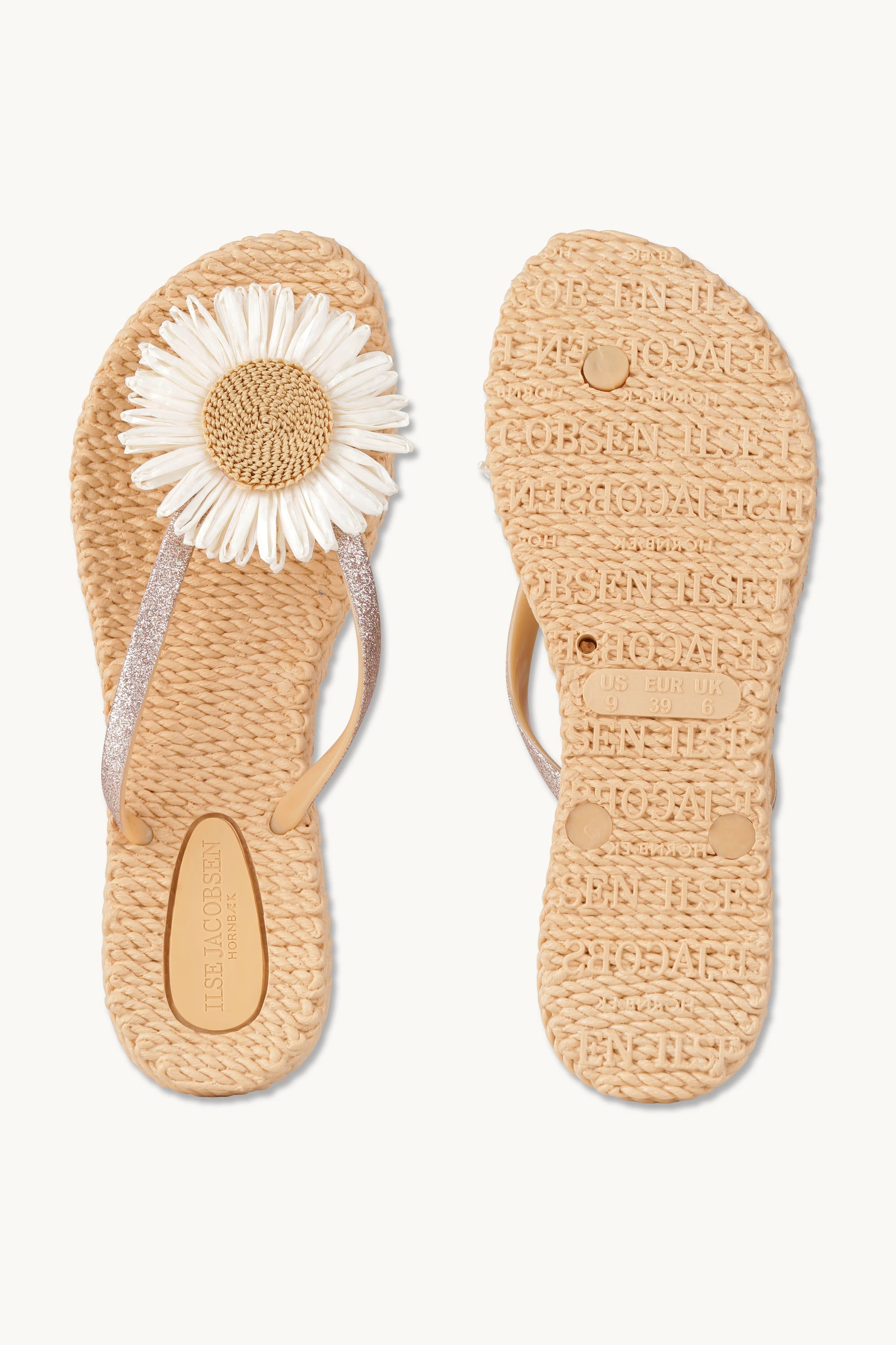 Tongs Fleur - Beige
