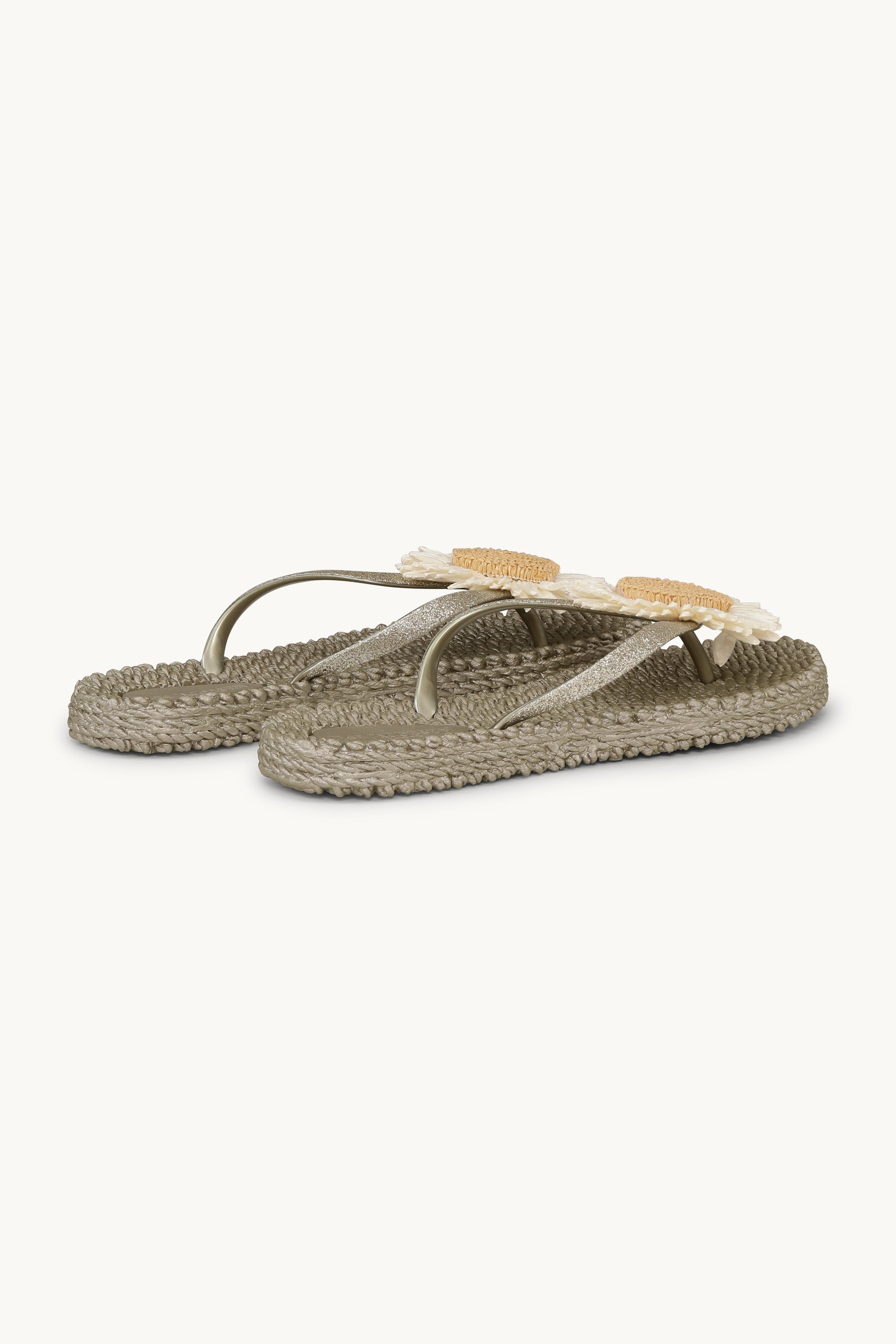 Tongs Fleur - Platin