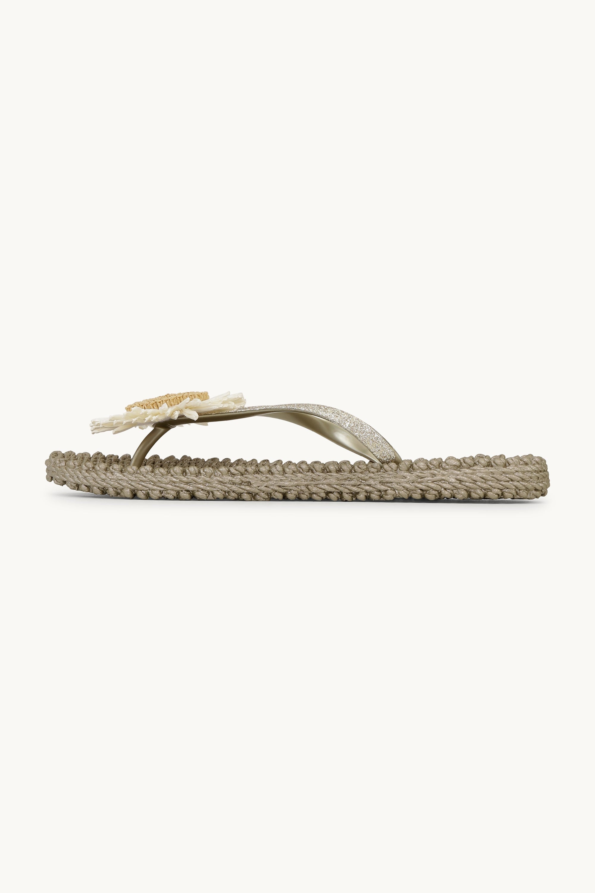 Tongs Fleur - Platin