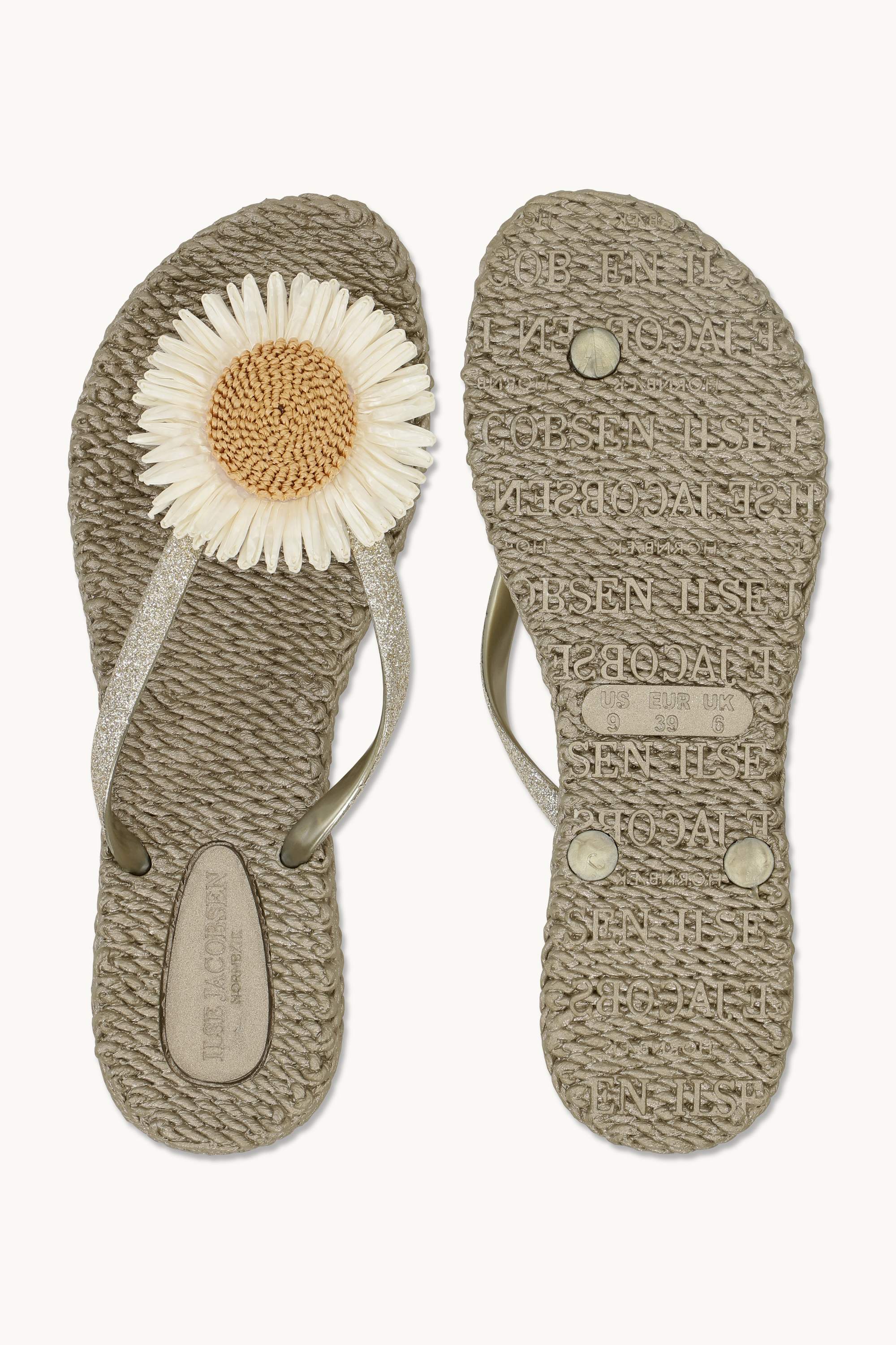 Tongs Fleur - Platin