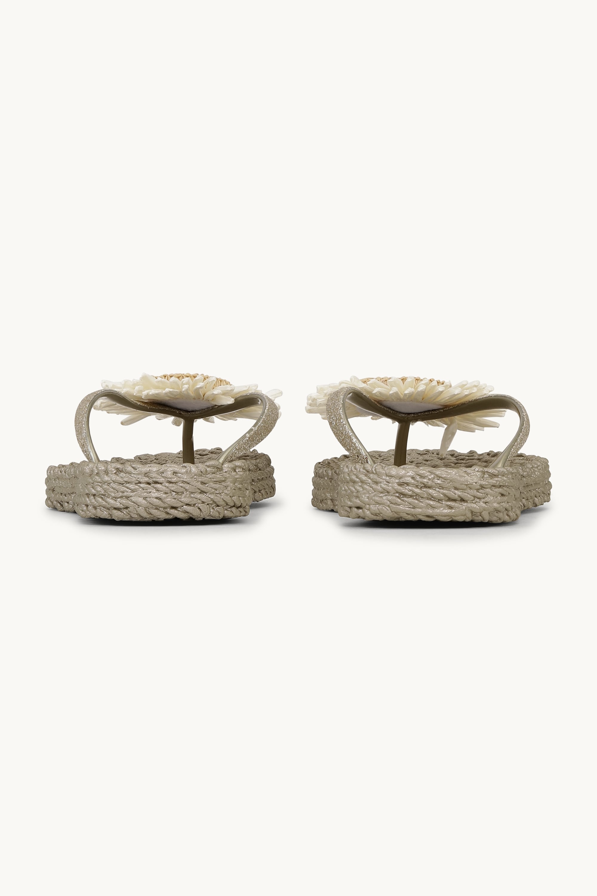 Tongs Fleur - Platin