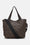 Braided Cross-Body Shopper - Chocolate Brown