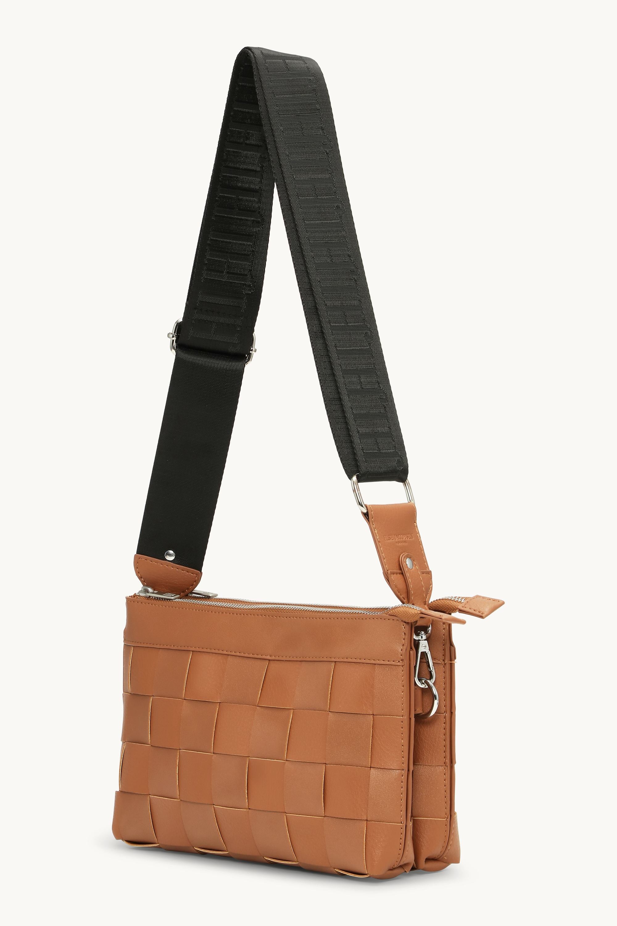 Braided Cross-Body - Cognac