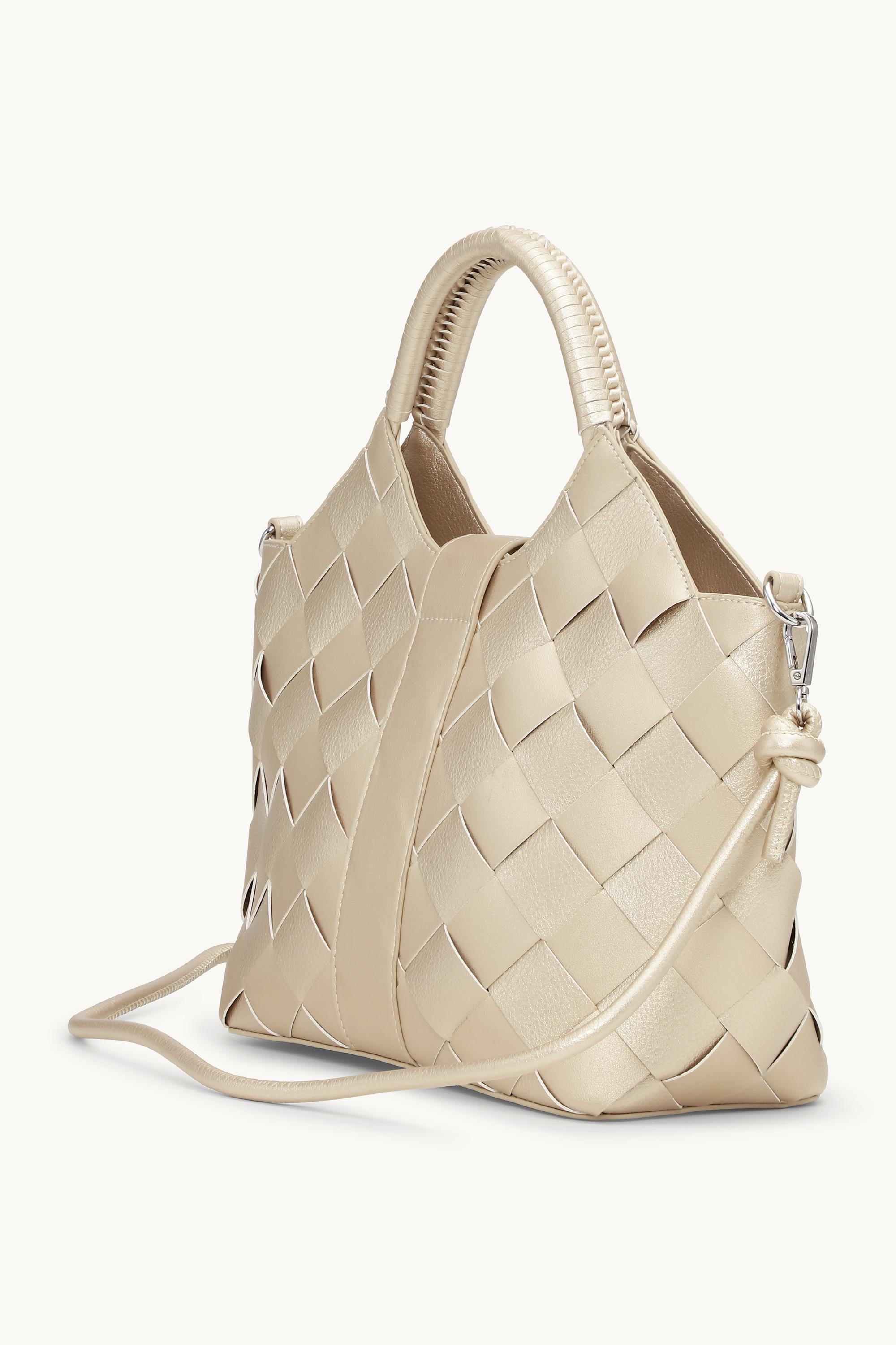 Braided Handbag - Platin