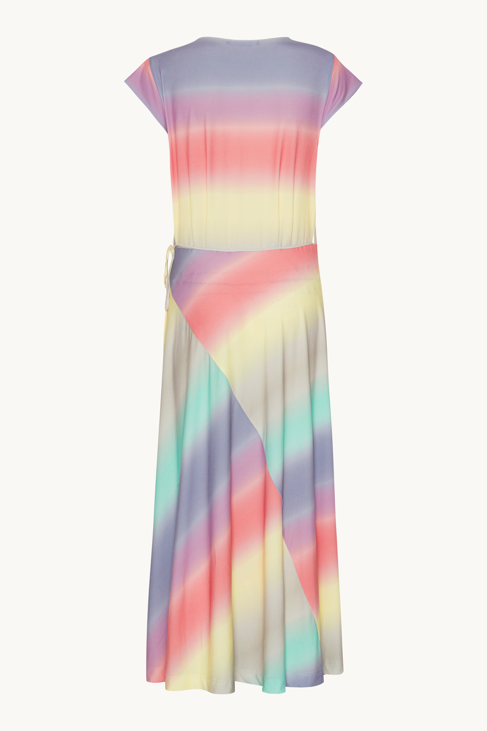 Robe Longue Portefeuille - Faded Sunset