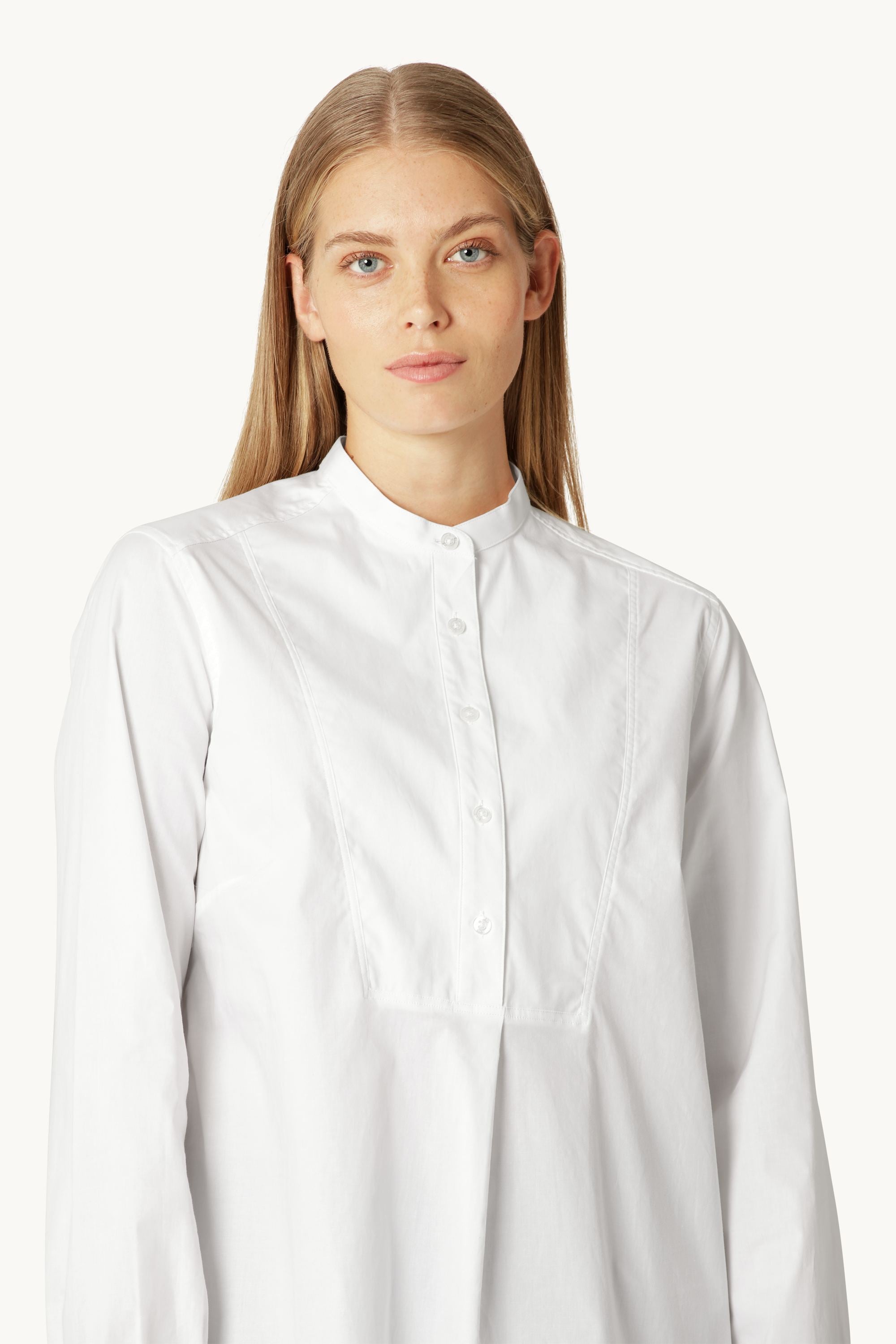 Chemise Classique Dos Long - White
