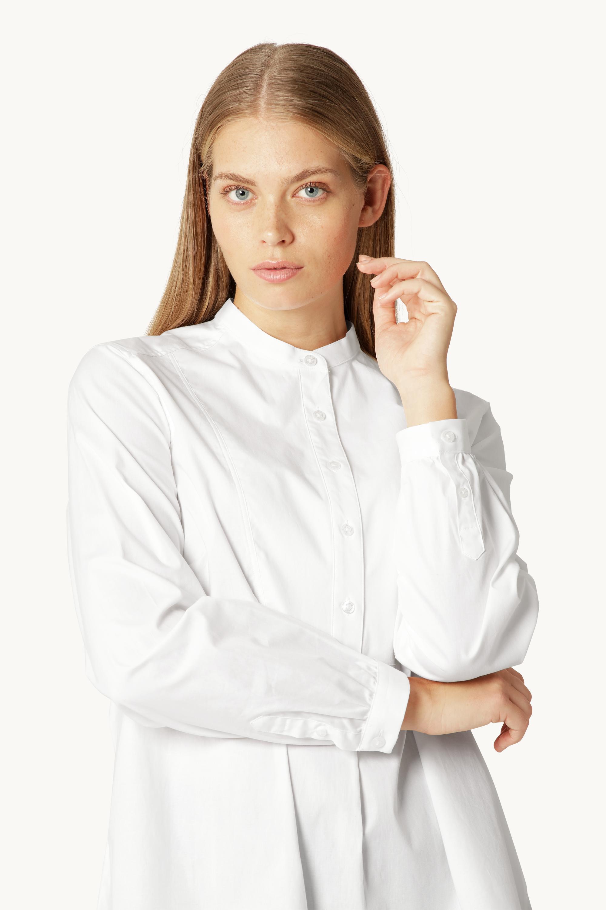 Chemise Classique Dos Long - White