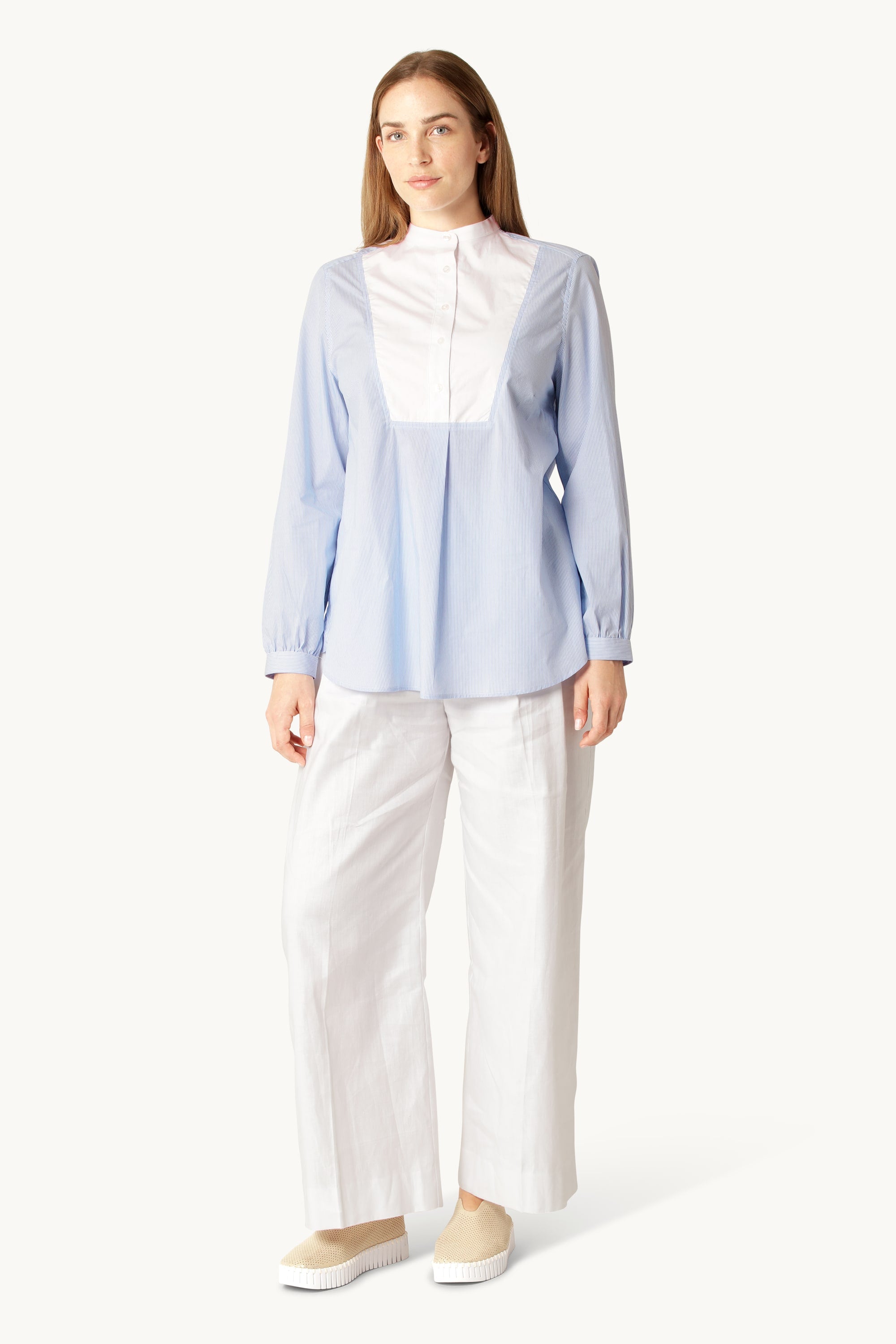 Chemise Classique Dos Long Rayures - Heather