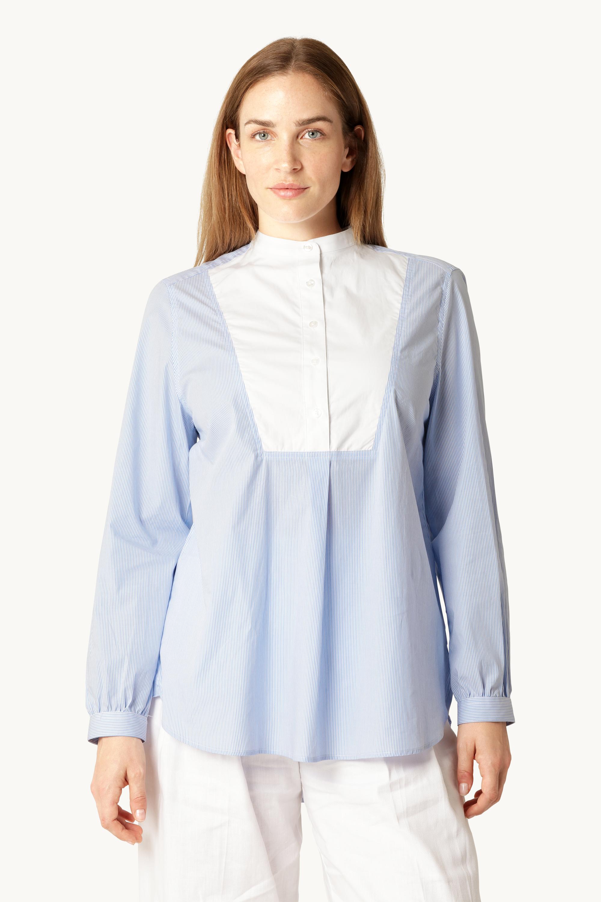 Chemise Classique Dos Long Rayures - Heather