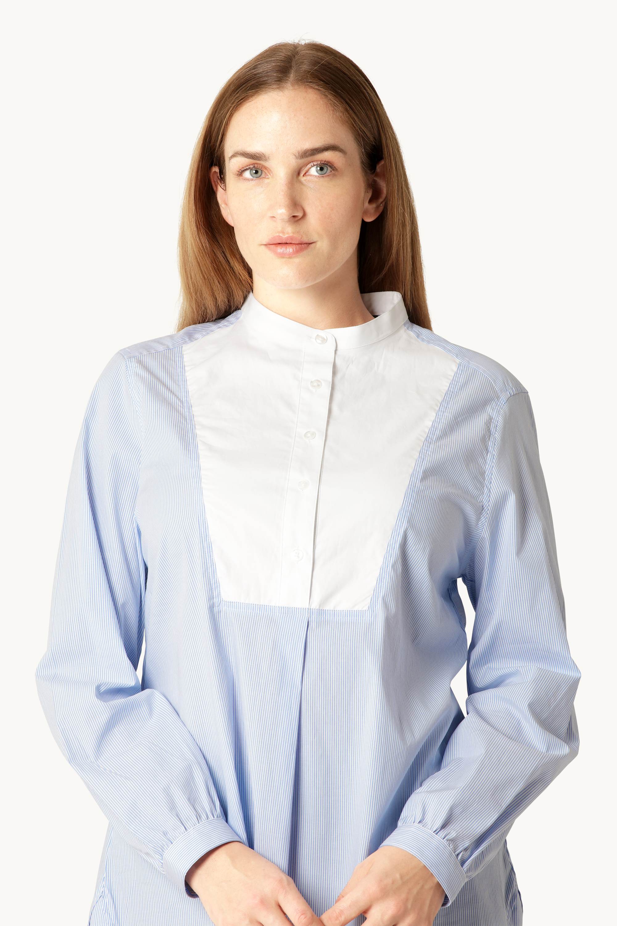 Chemise Classique Dos Long Rayures - Heather