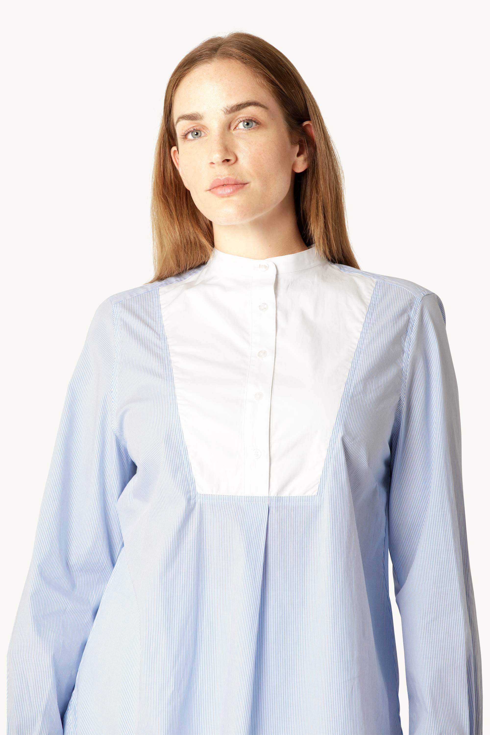 Chemise Classique Dos Long Rayures - Heather