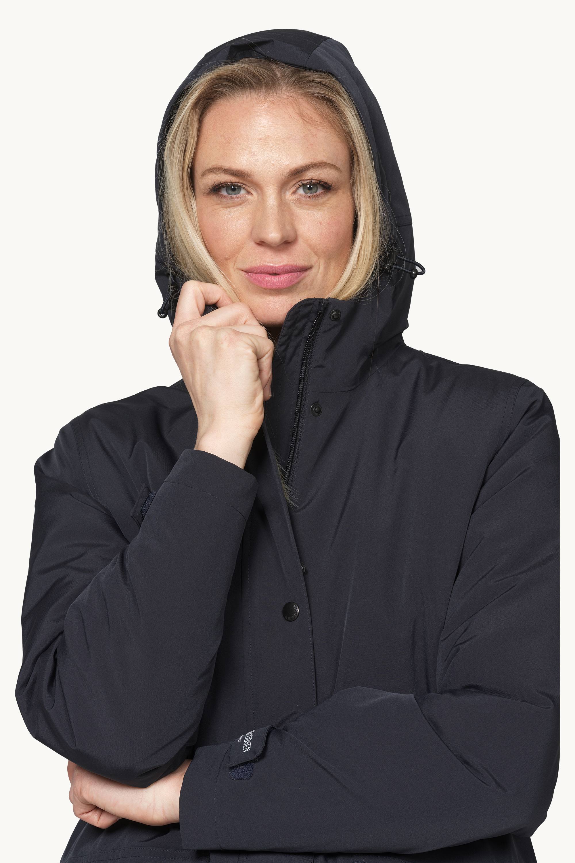 Padded Raincoat - Black