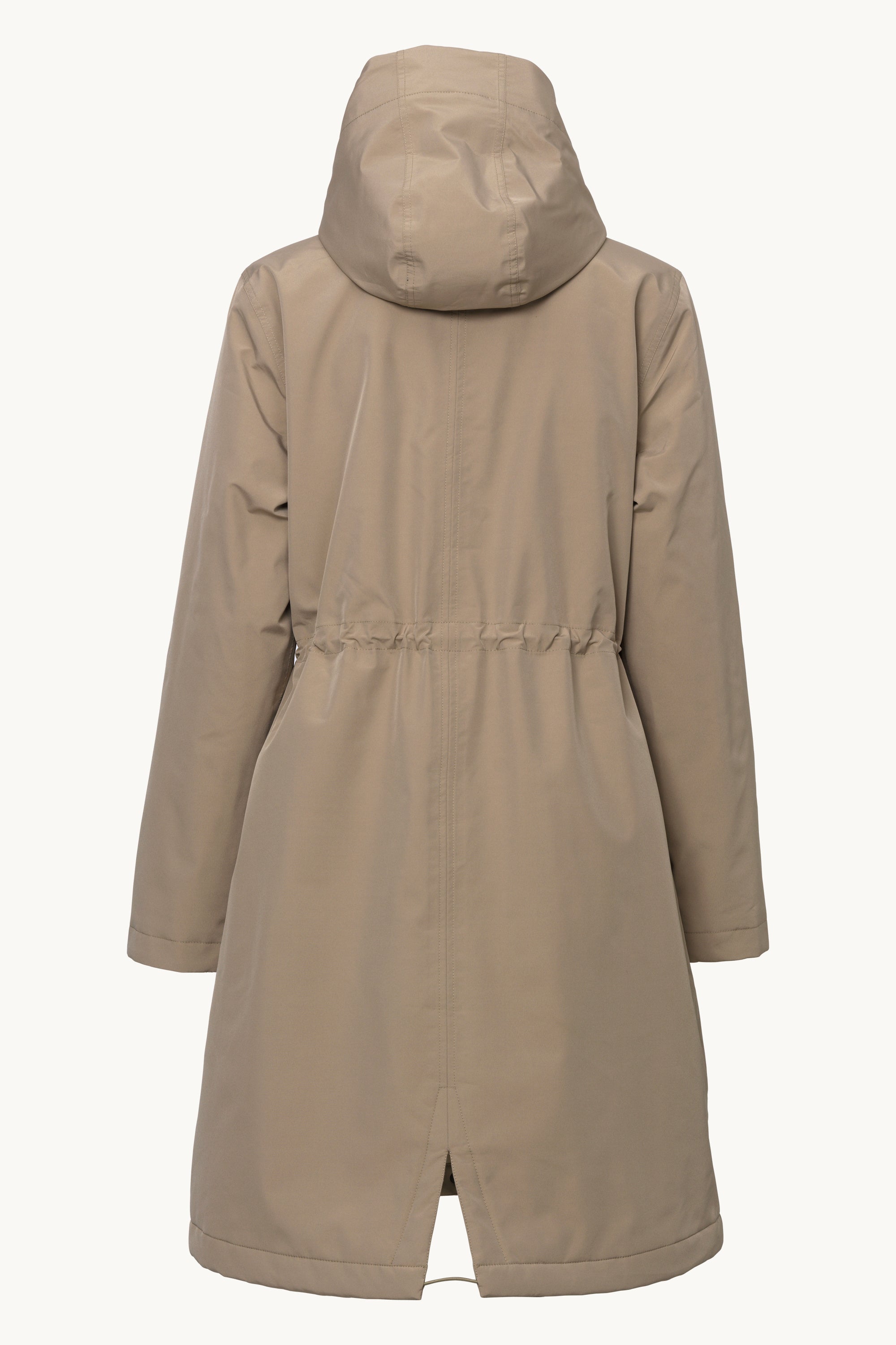 Padded Raincoat - Greige