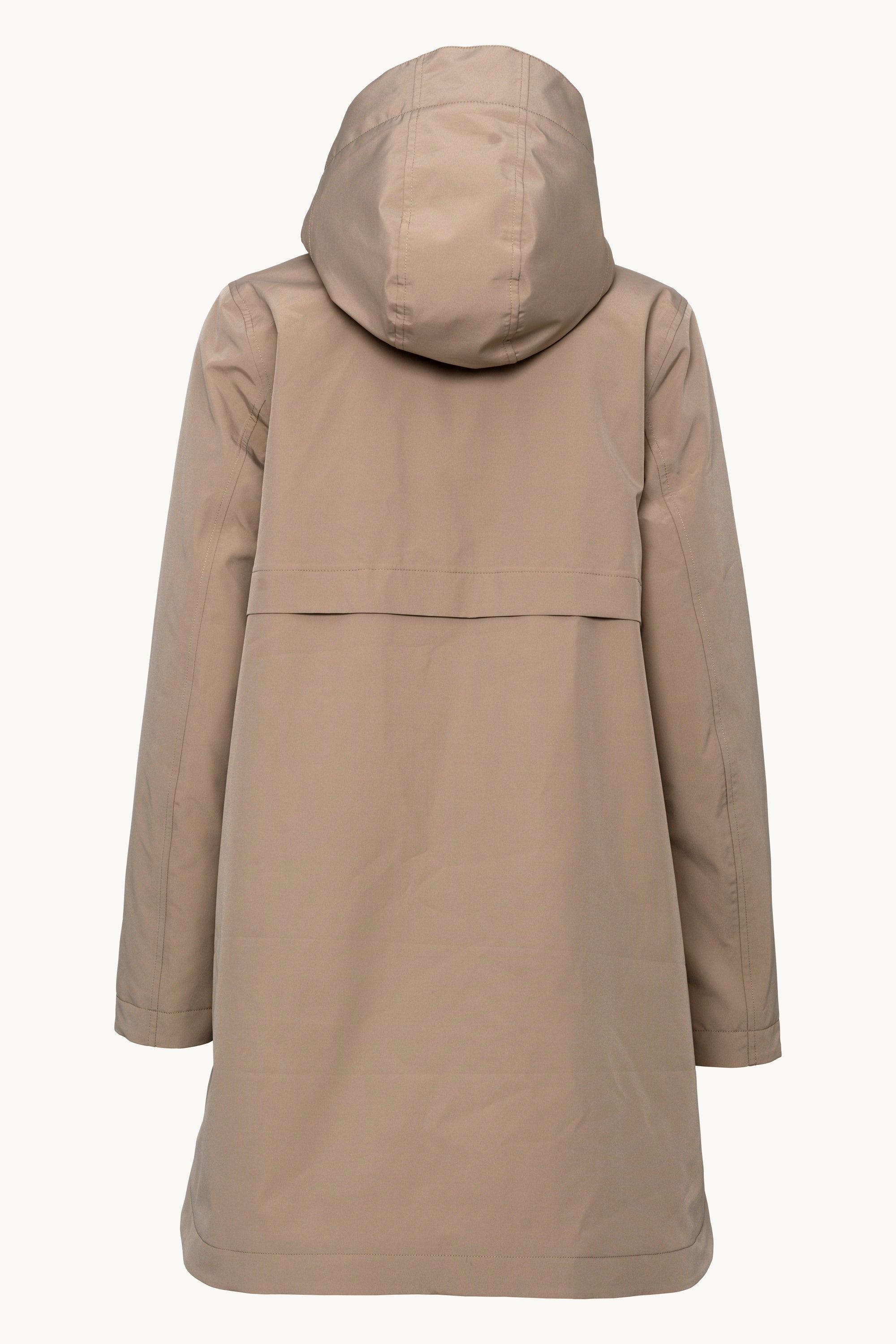 Padded Raincoat - Greige