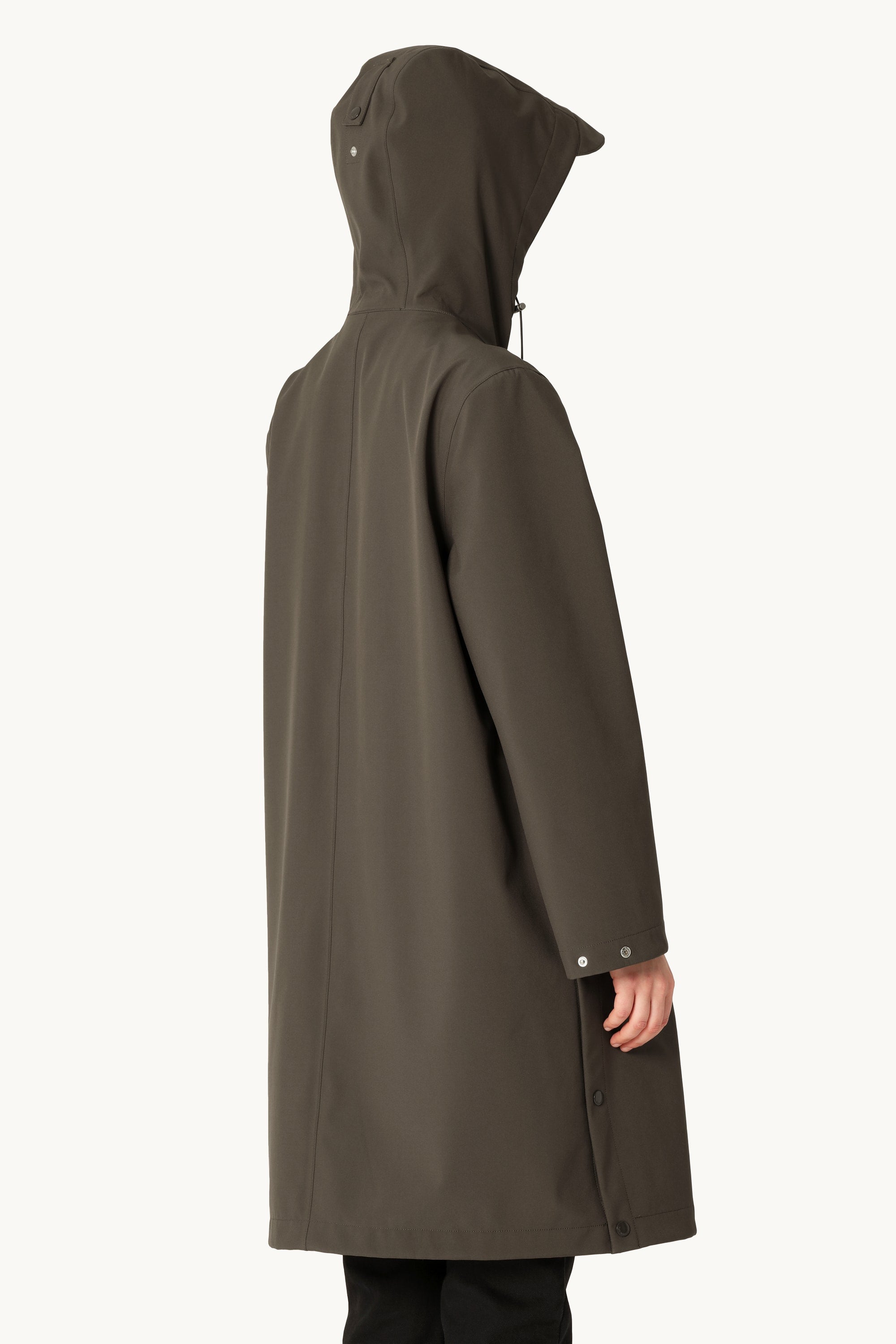 Long Softshell Raincoat - Wren