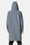 Long Softshell Raincoat - Grey Blue