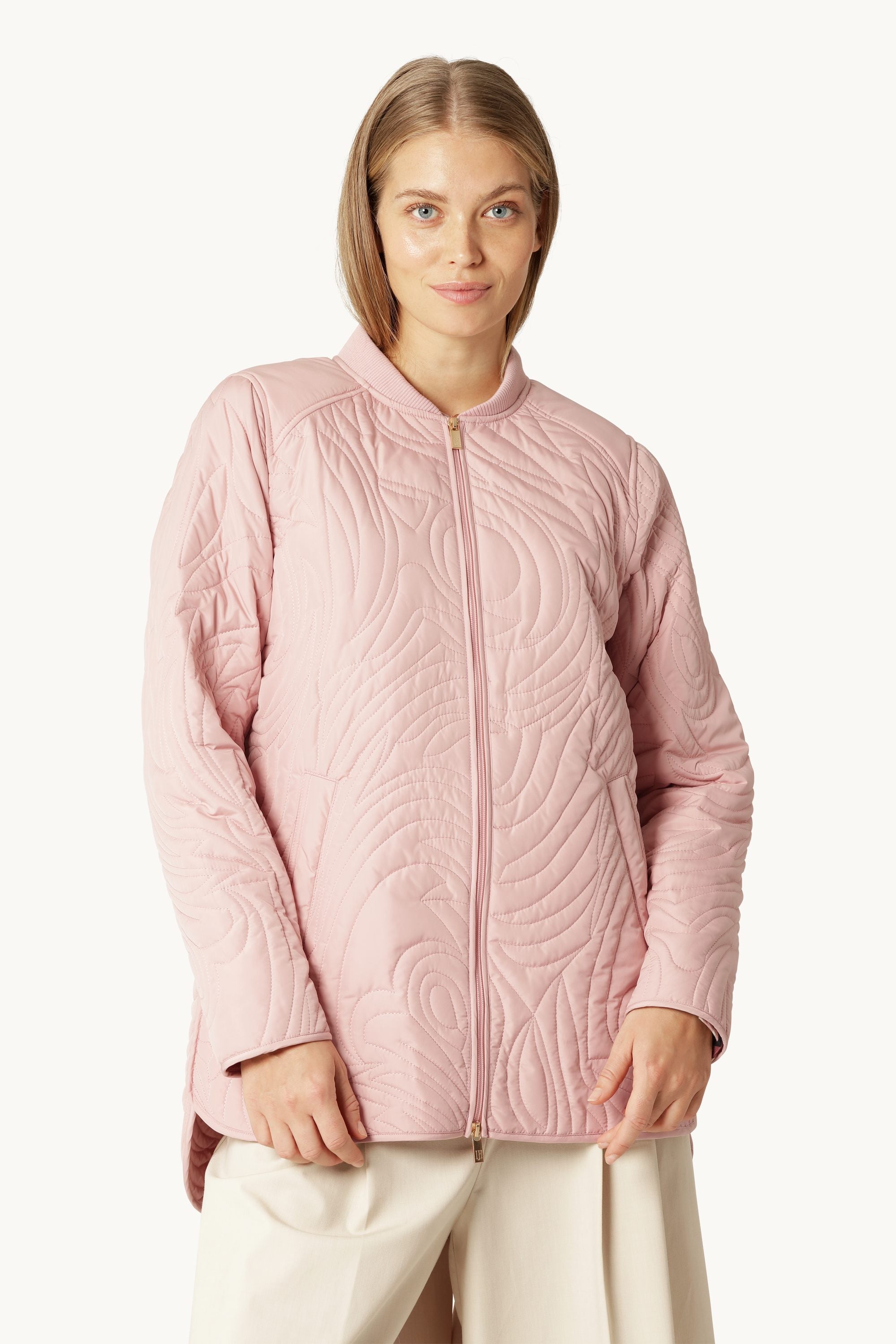 Short Quilt Jacket - Peachskin