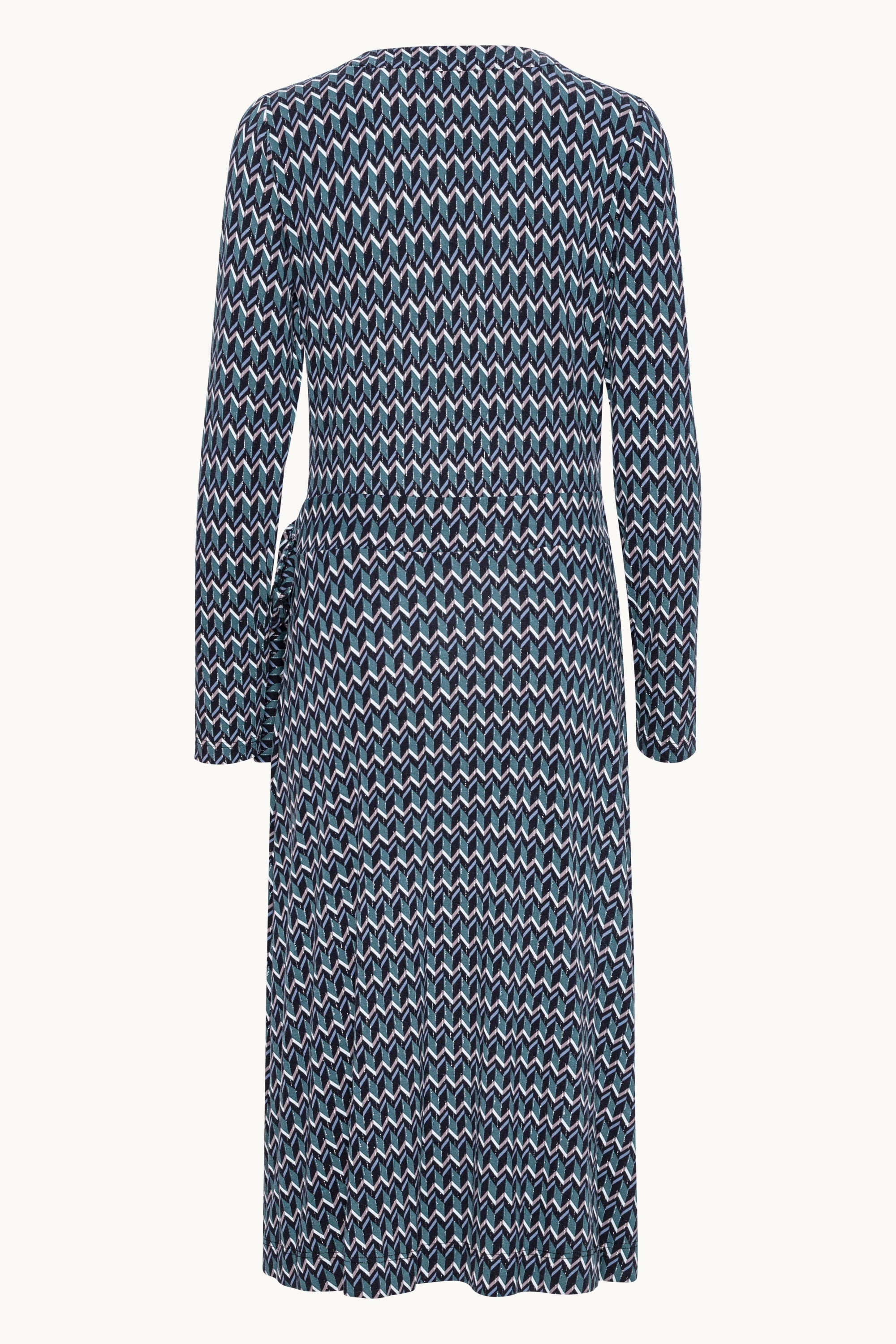 Robe portefeuille Elisa Harlekin - Indigo foncé