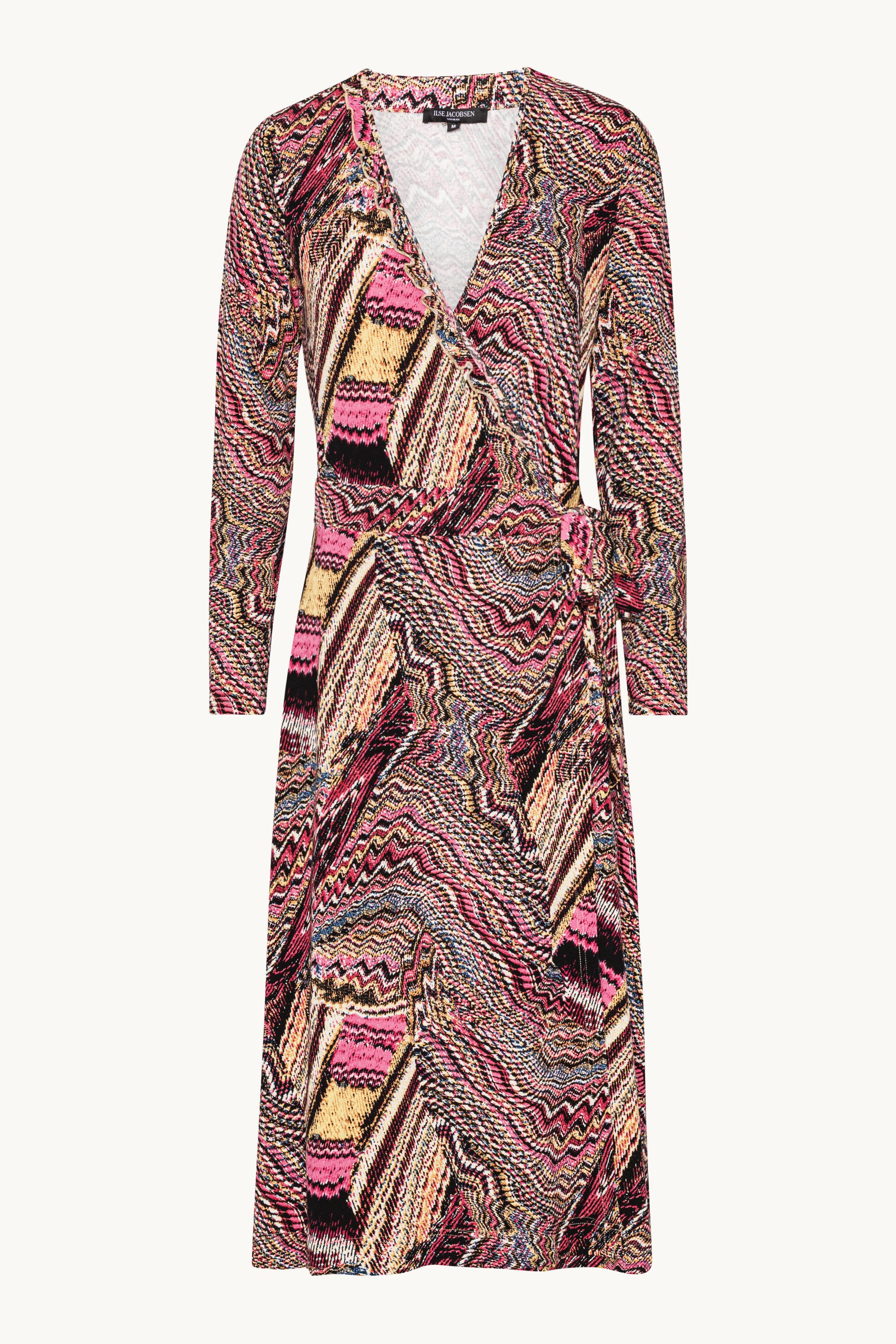 Robe portefeuille coquillage Elisa - Rose rosé