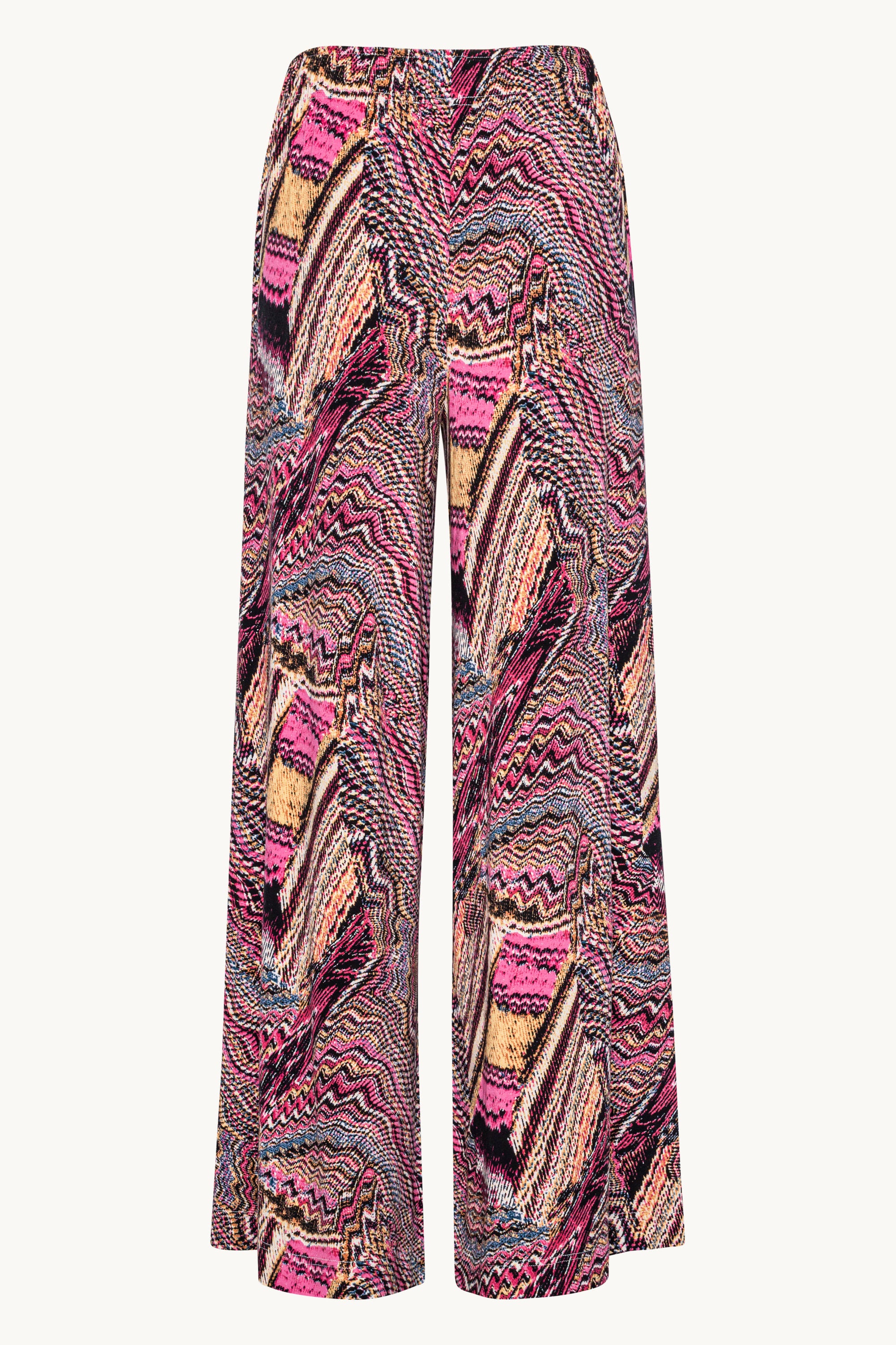 Elisa Seashell Flaired Trousers - Rosy Pink