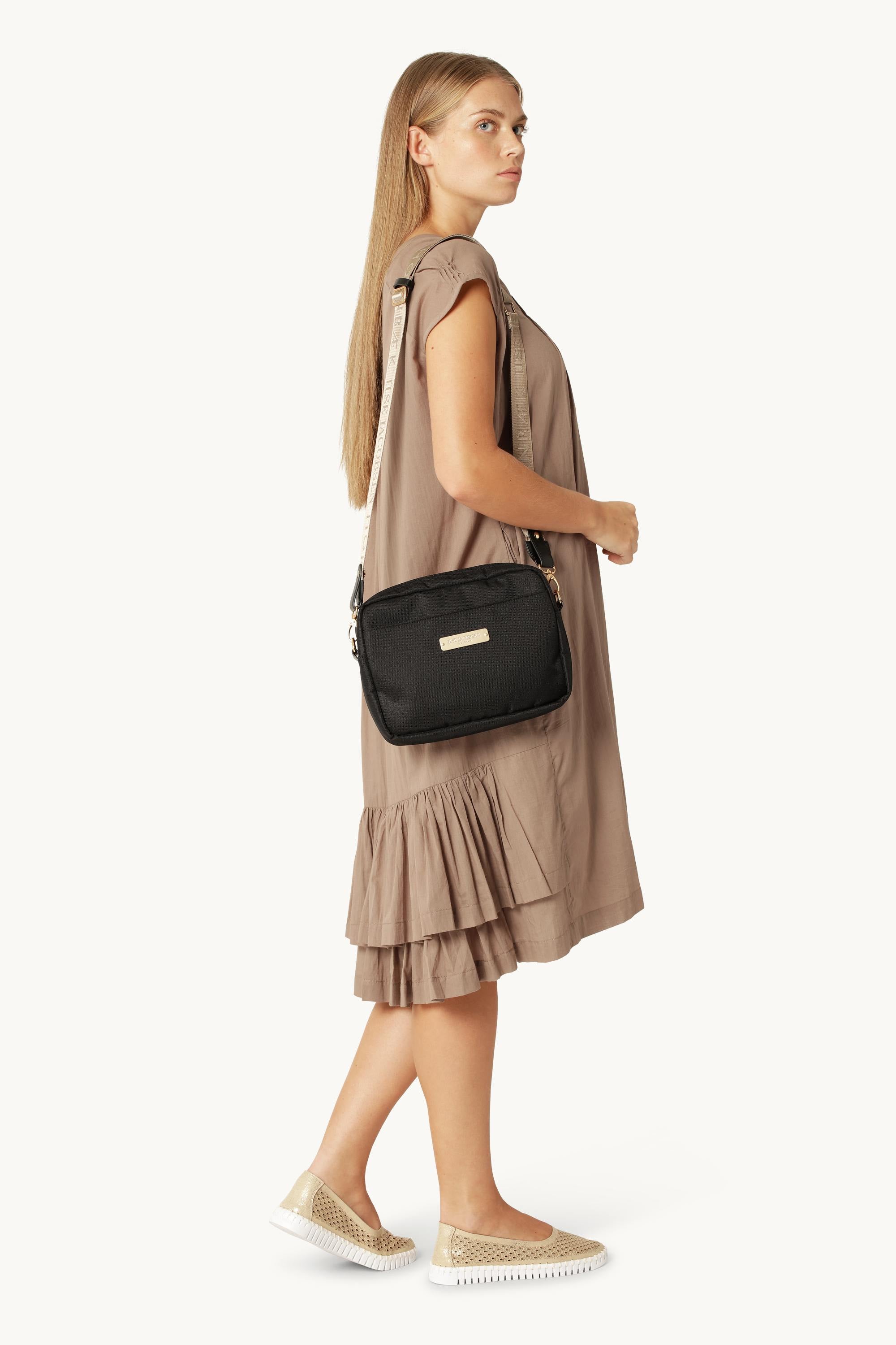 Travel Crossbody Bag - Black