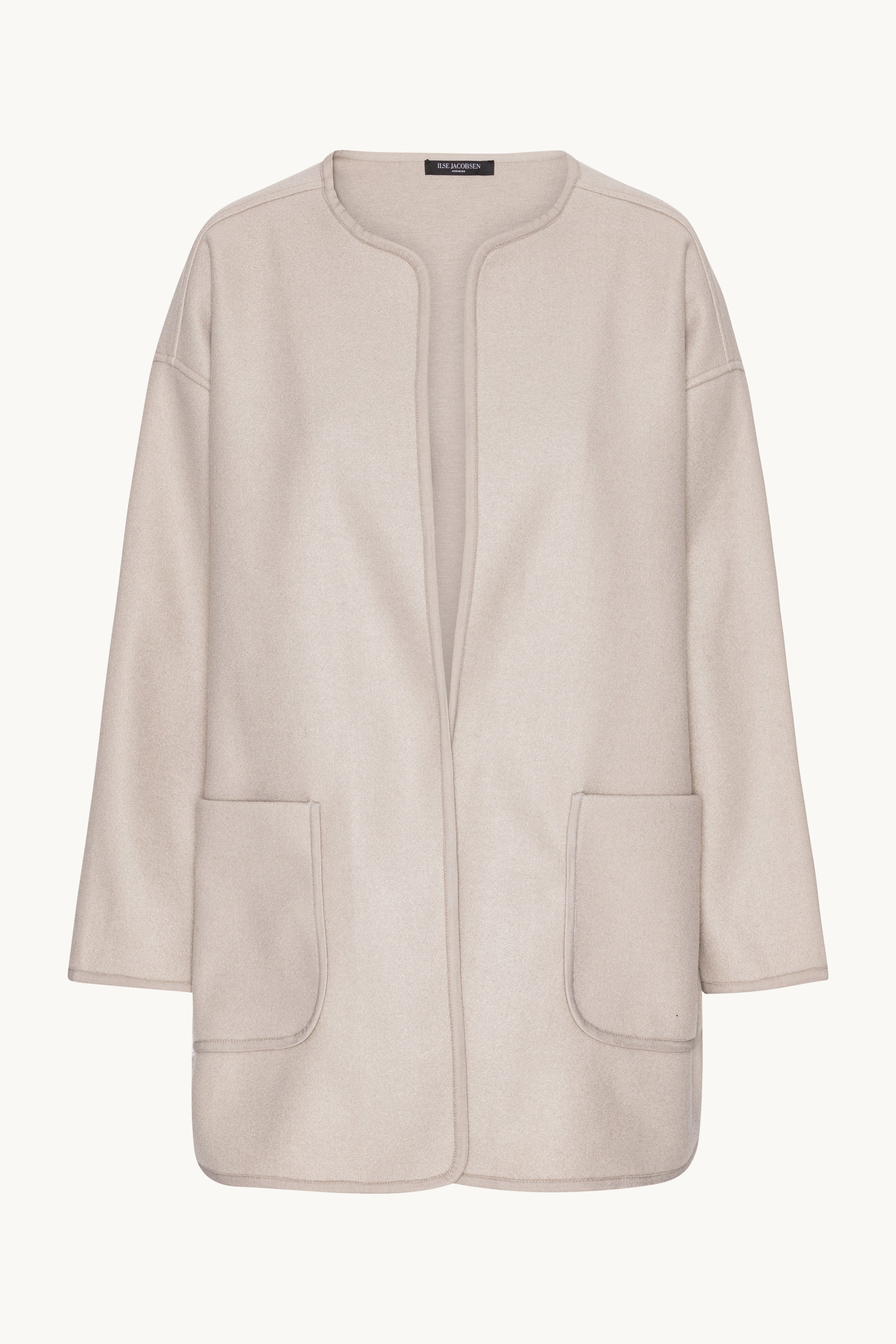 Veste Décontractée En Feutre - White Pepper