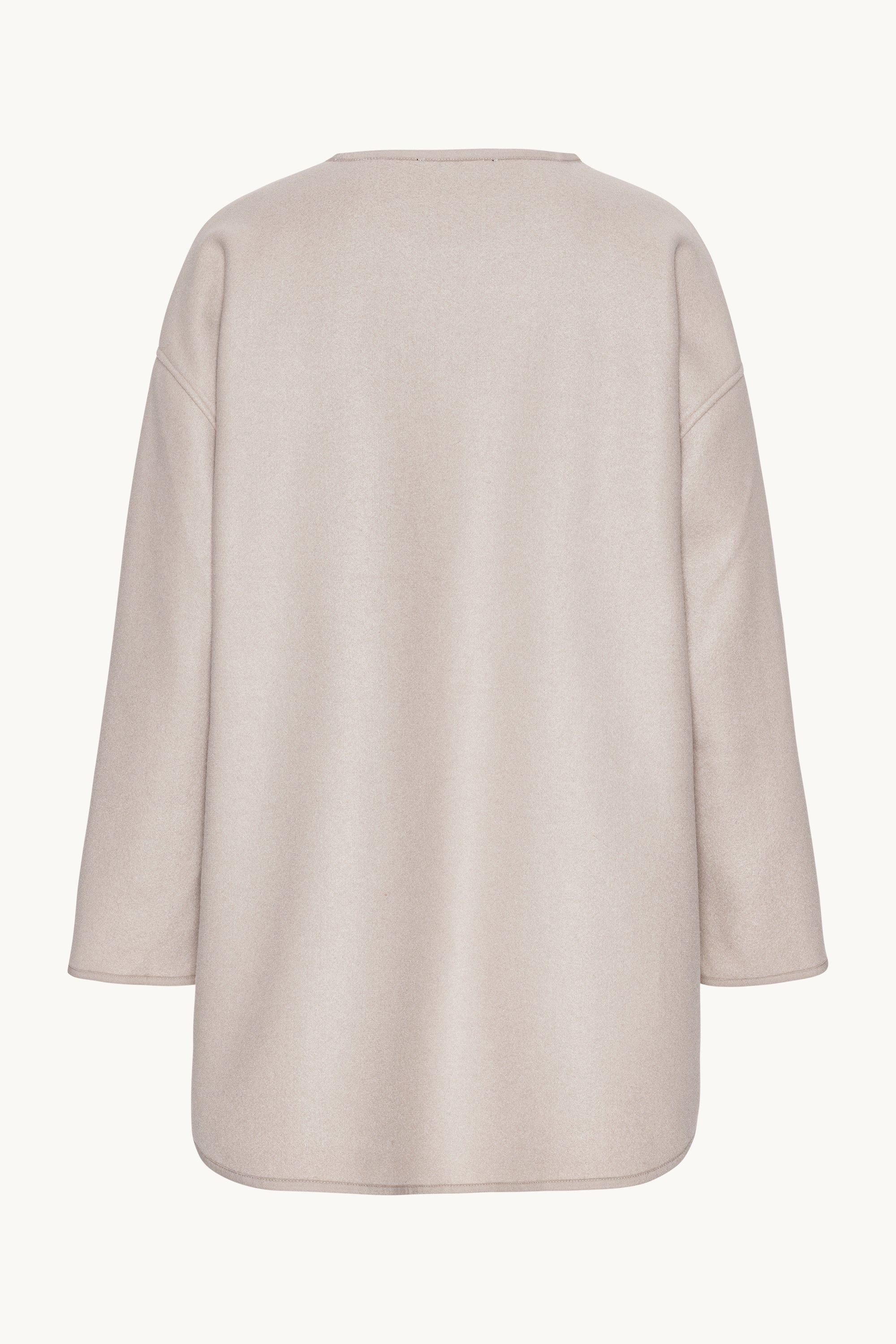 Veste Décontractée En Feutre - White Pepper