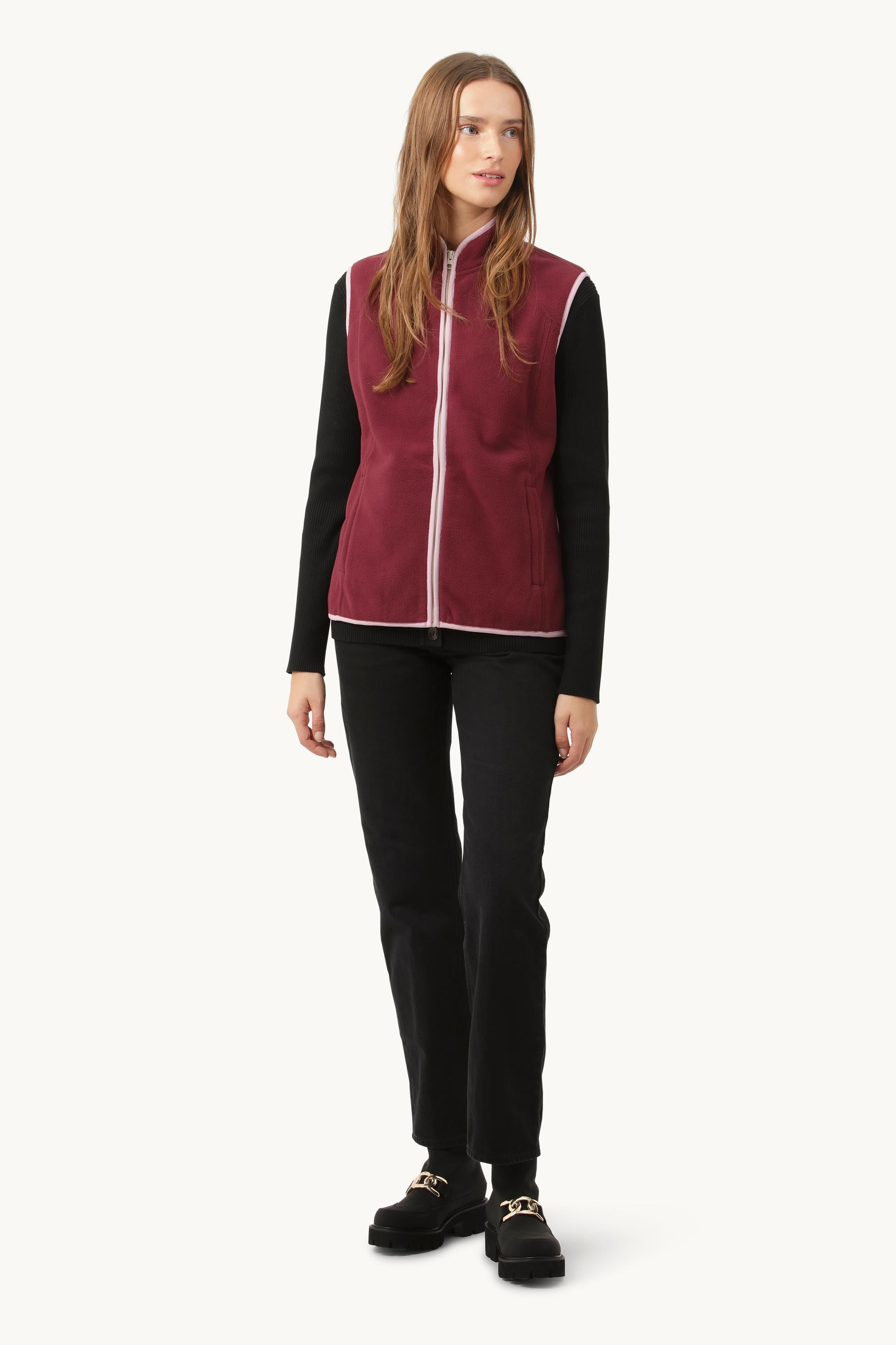 Cuddle Vest - Maroon Banner