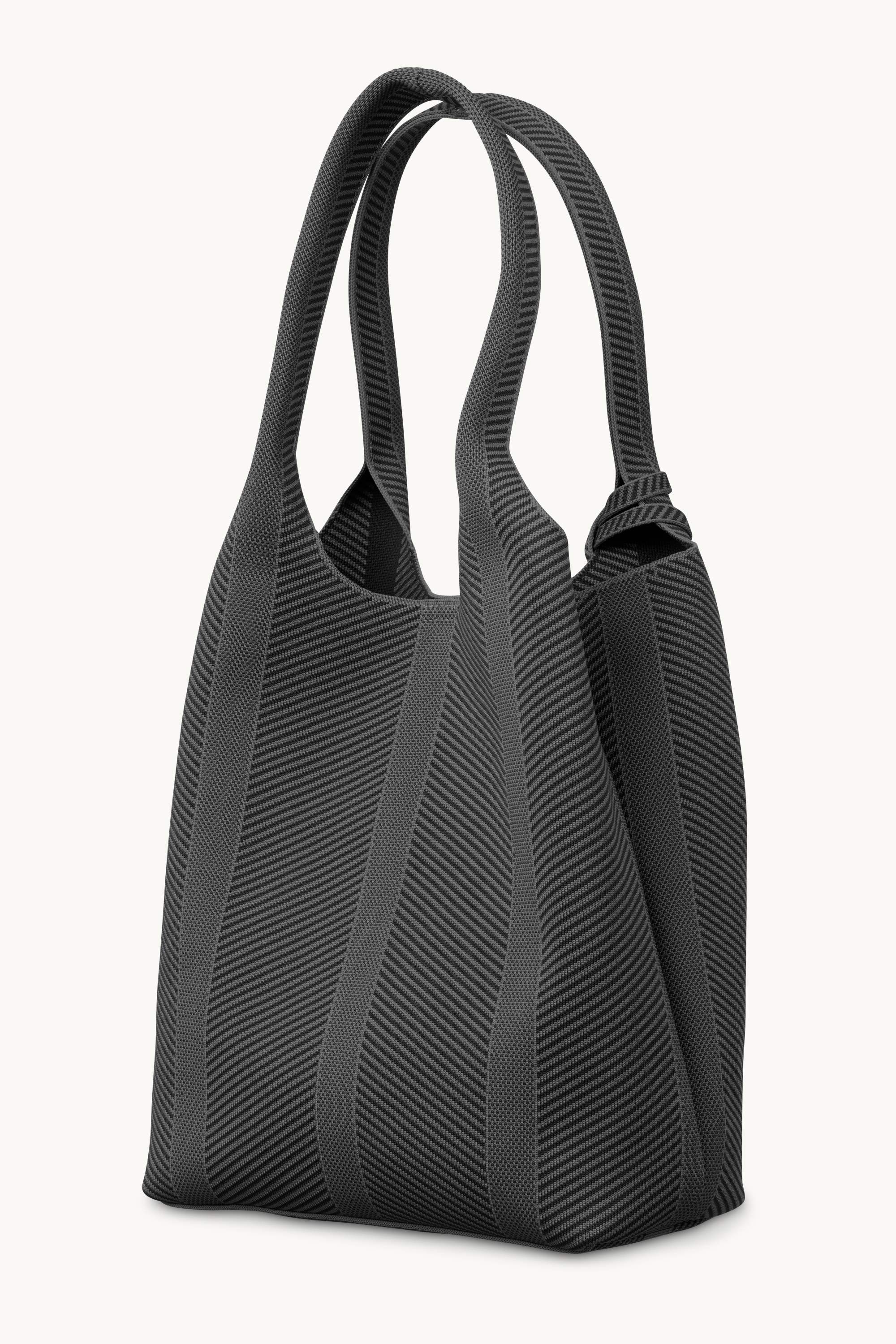 Knitted Bag - Black Gun metal
