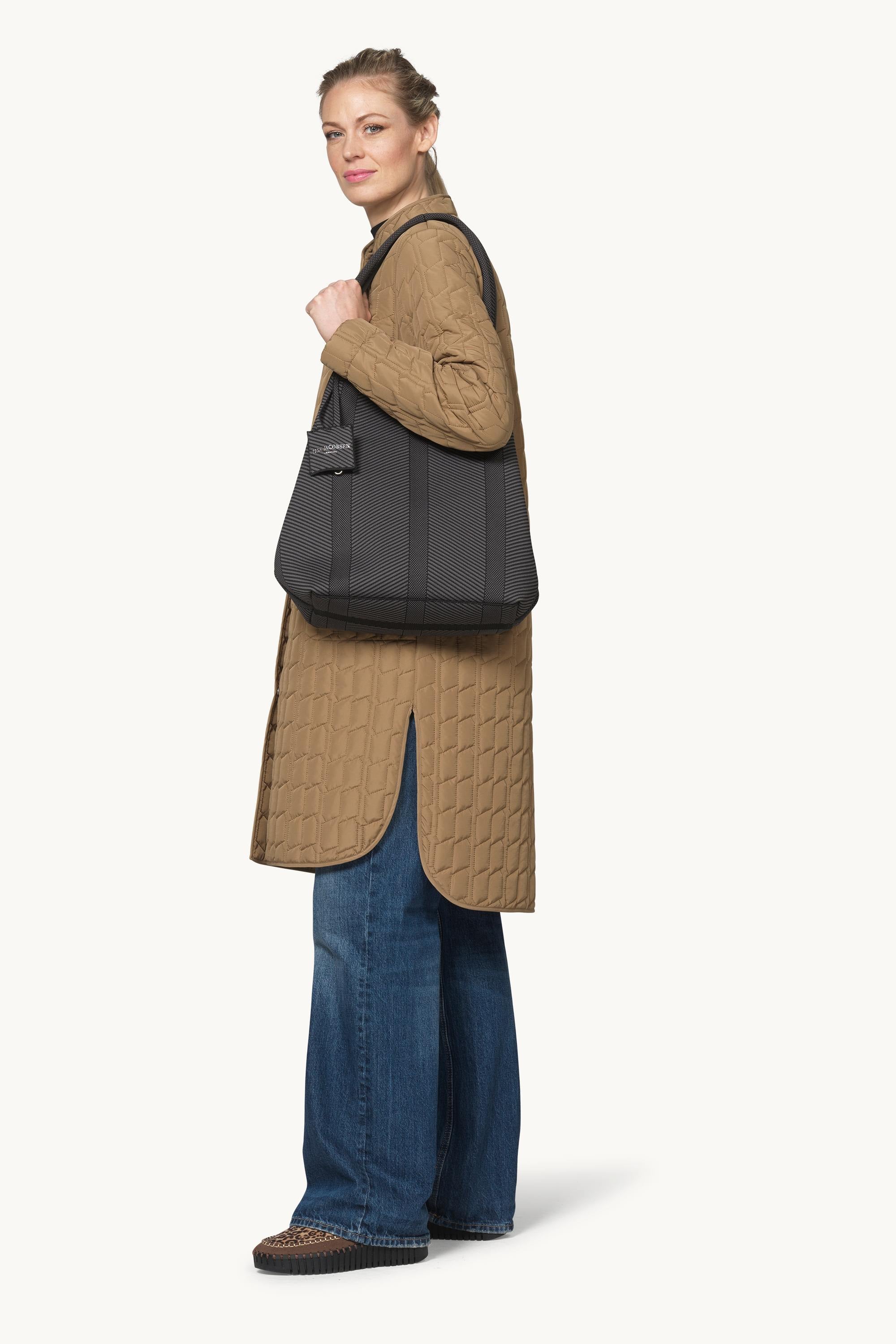 Knitted Bag - Black Gun metal