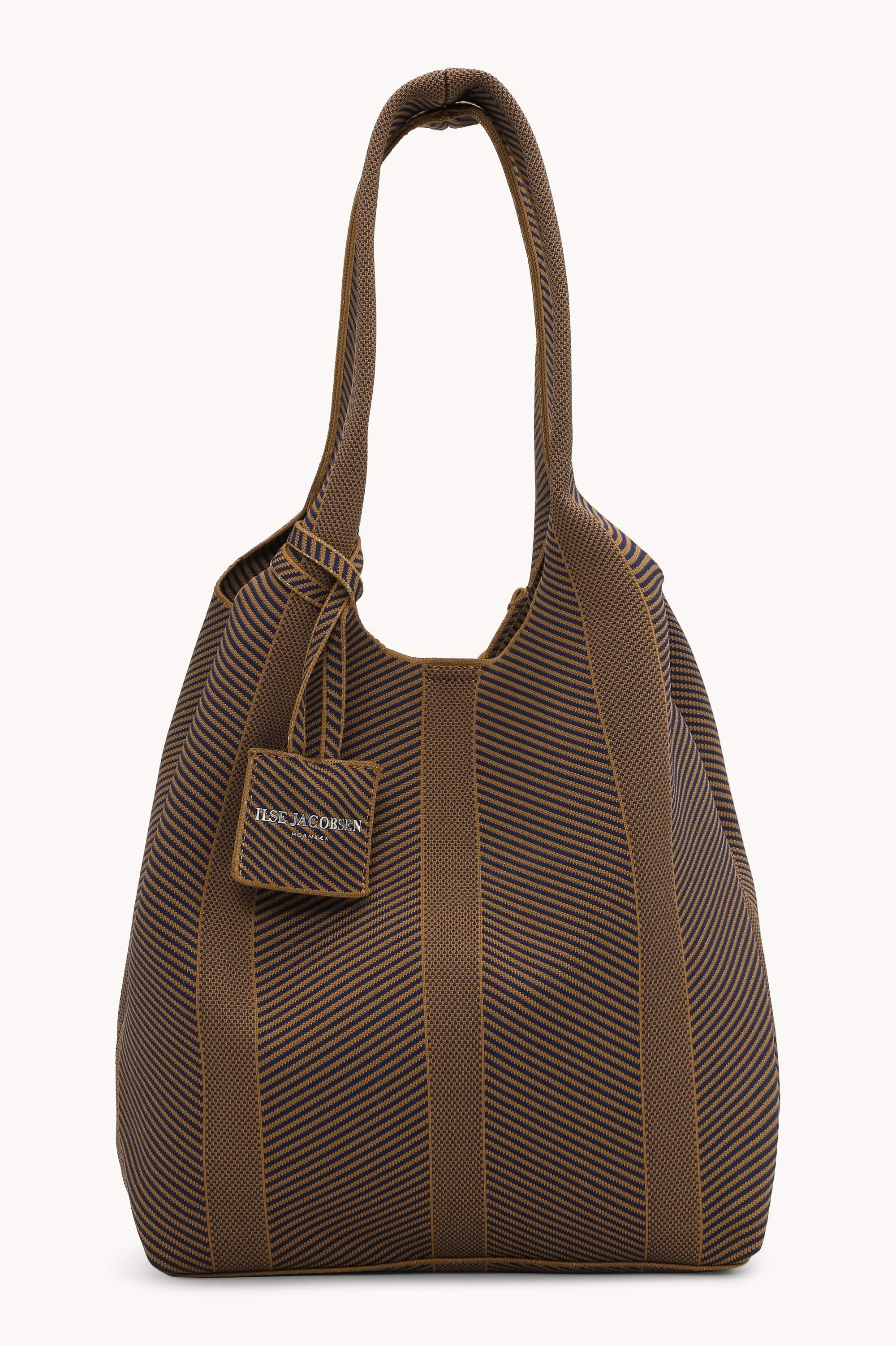 Knitted Bag - Dark Indigo Buckthorn Brown