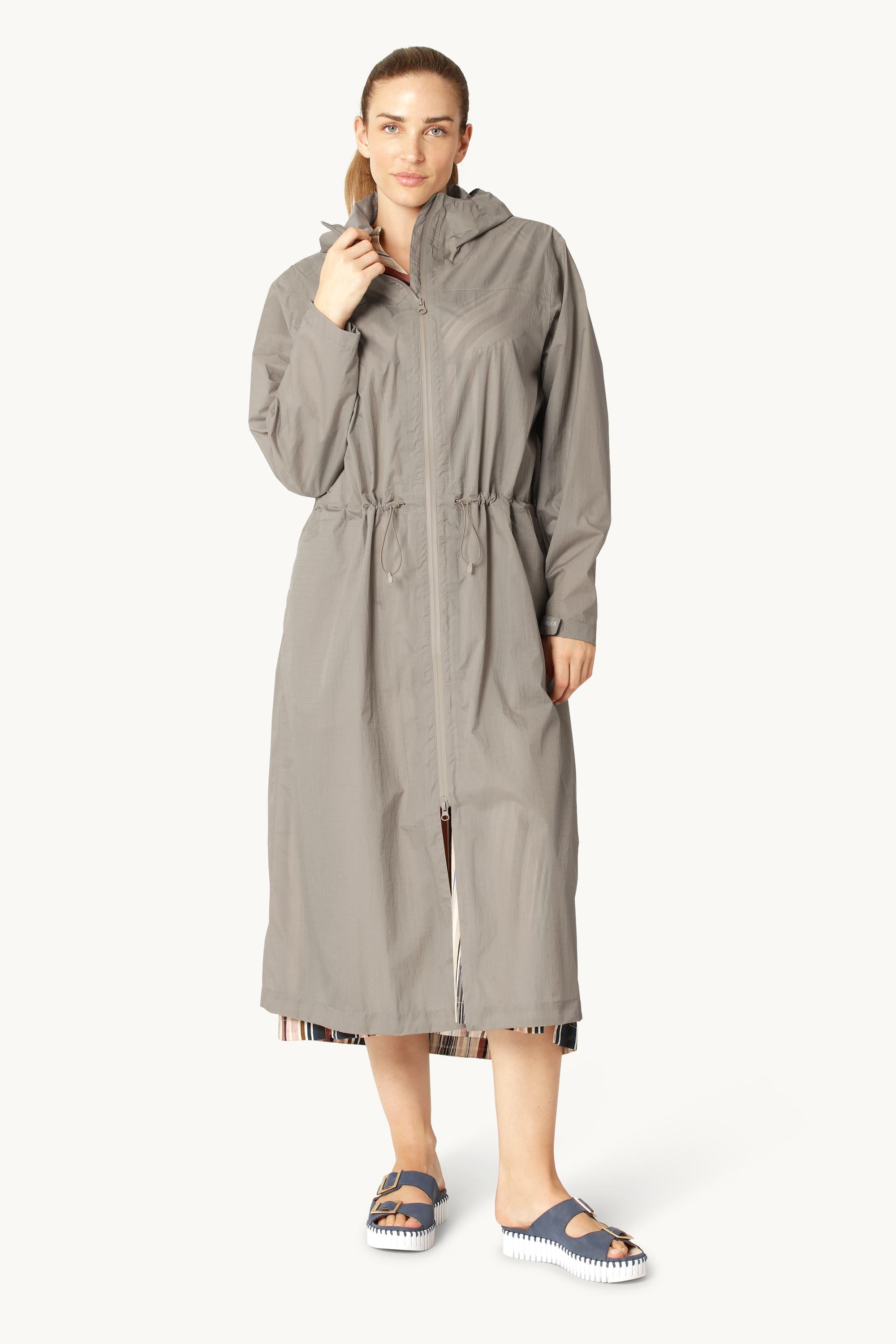 Windbreaker Rain Parka - Greige