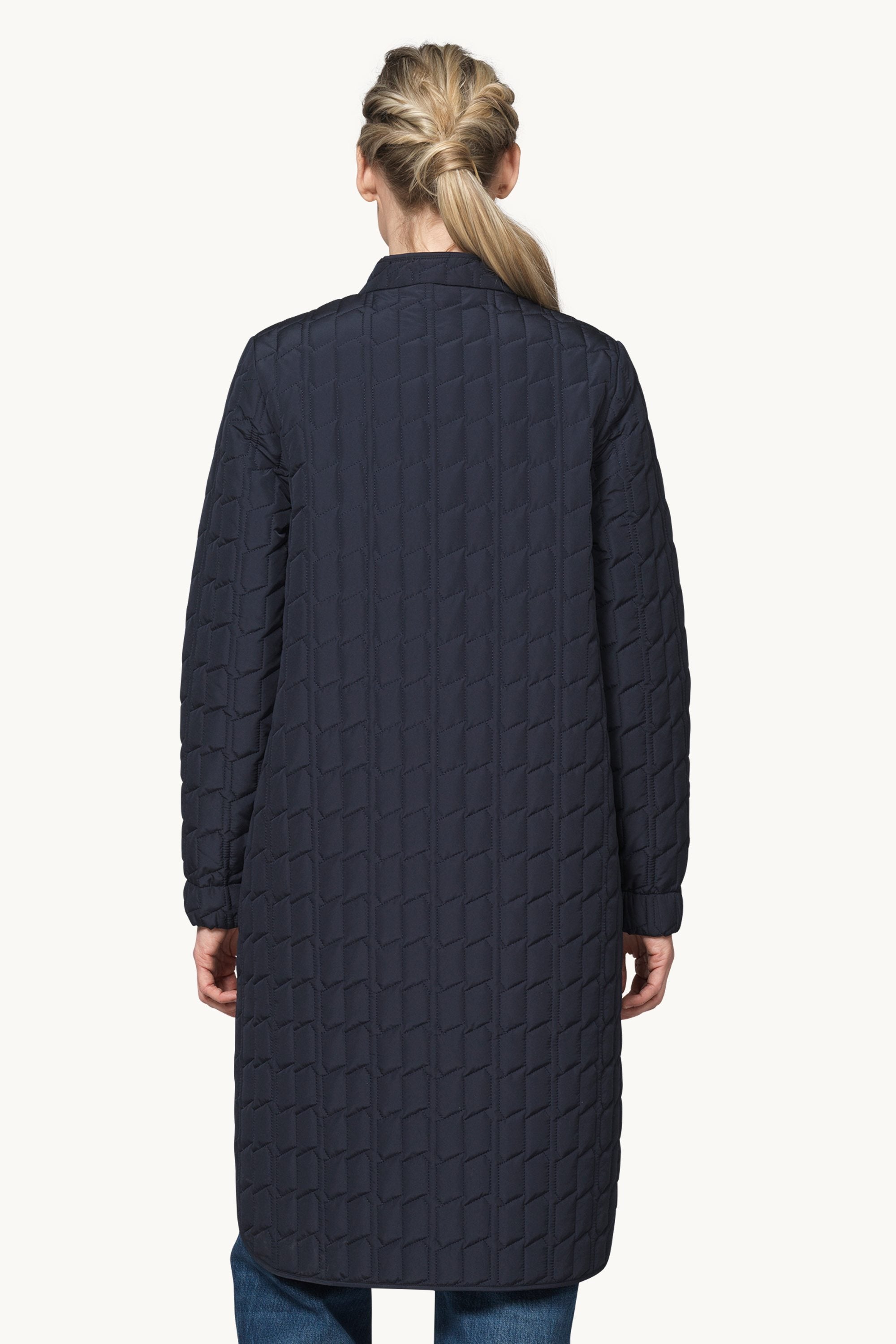 Quilt Coat - Dark Indigo