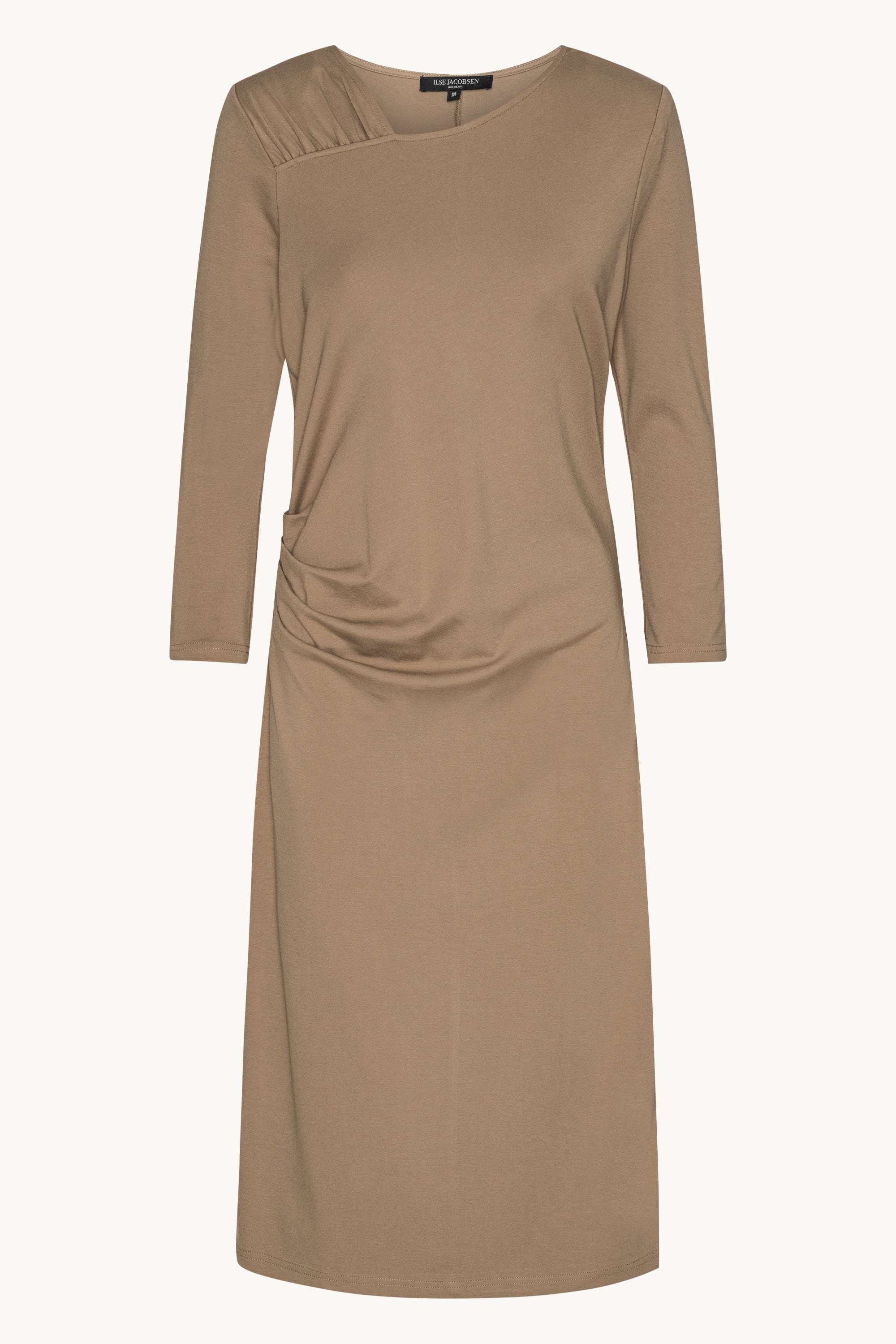 Dress With Pleats - Greige