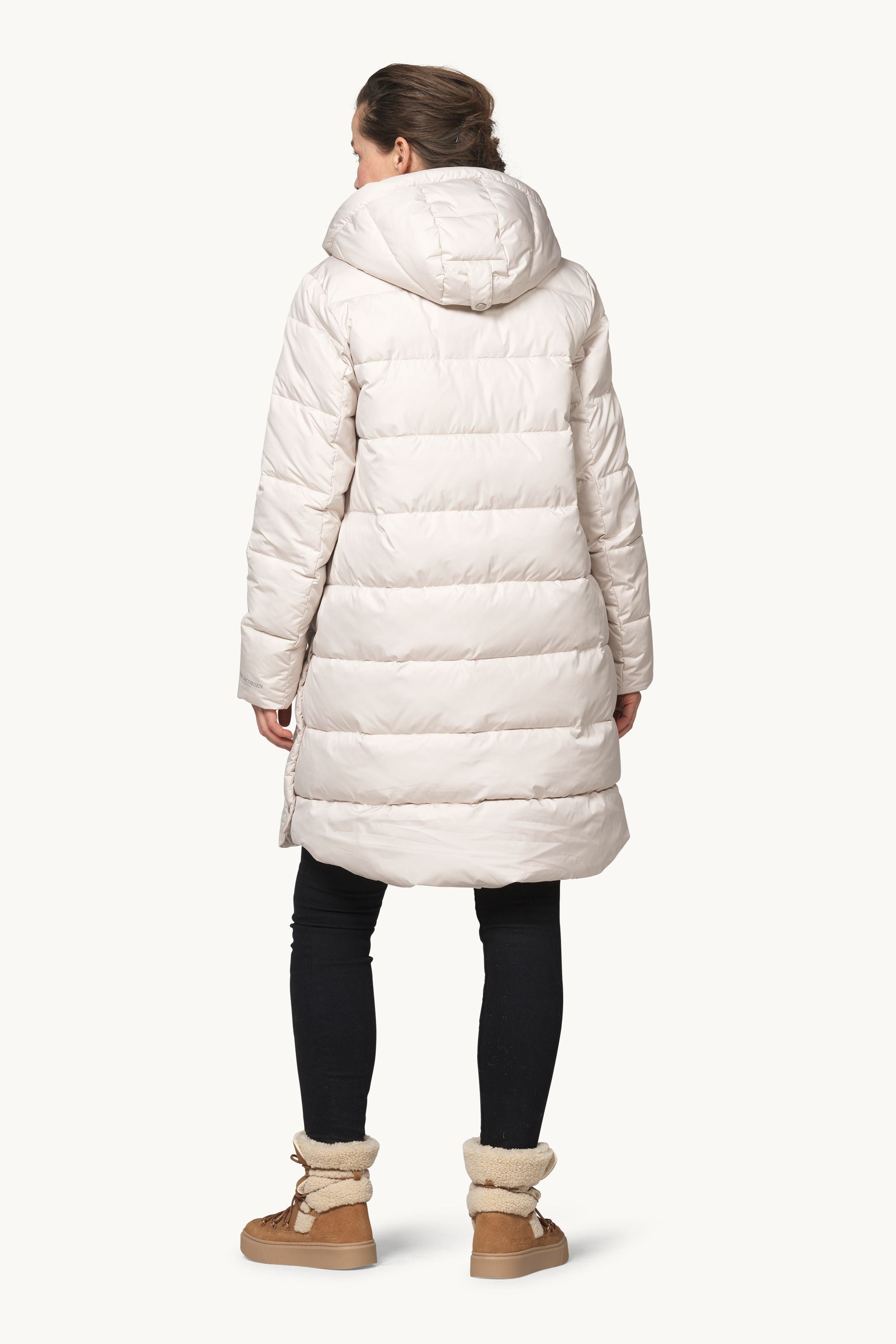 Padded Coat - Silver Grey