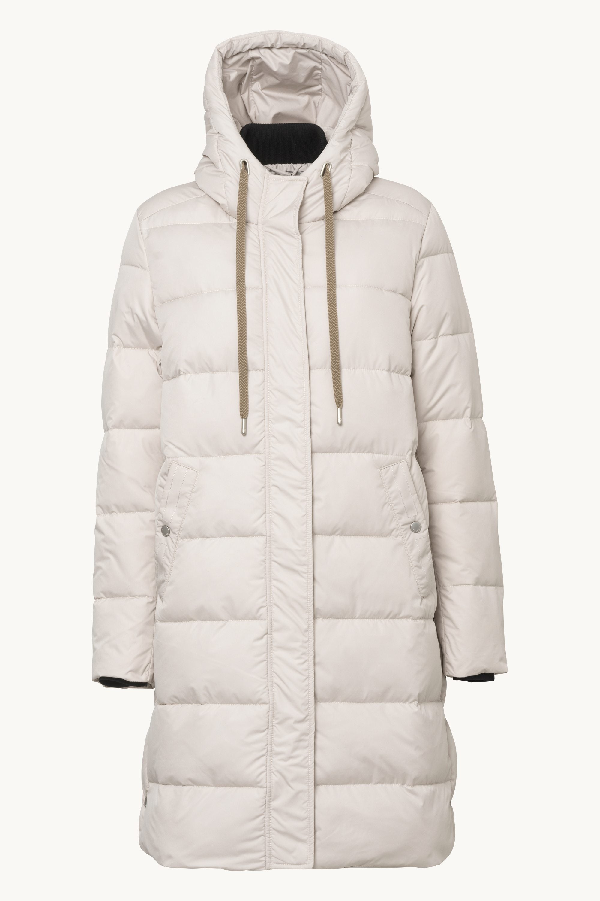 Padded Coat - Silver Grey