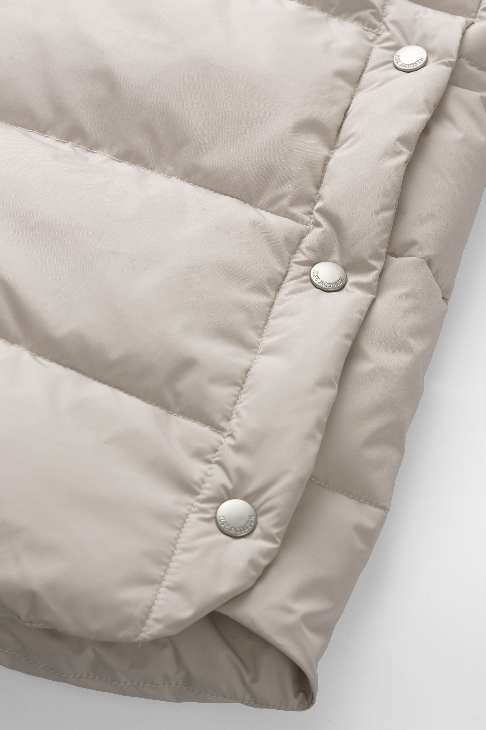 Padded Coat - Silver Grey