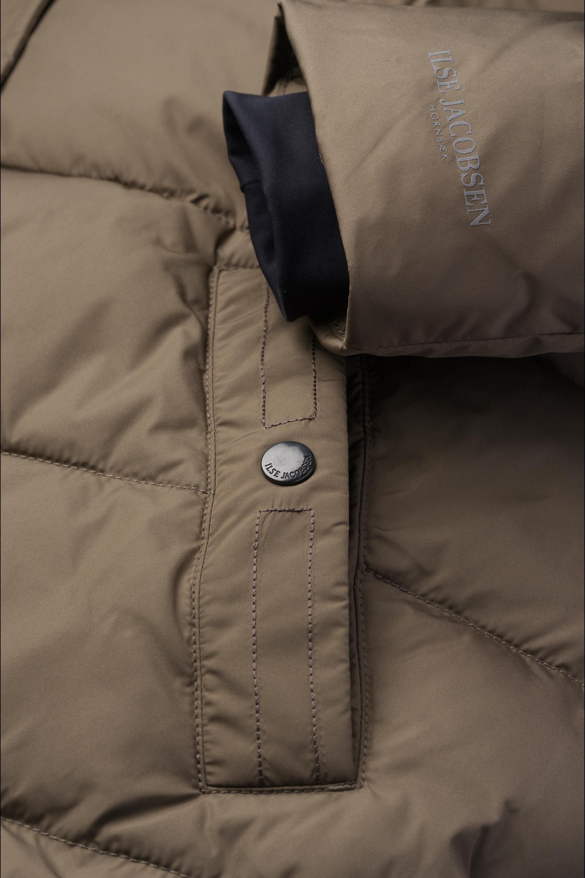Padded Coat - Mud