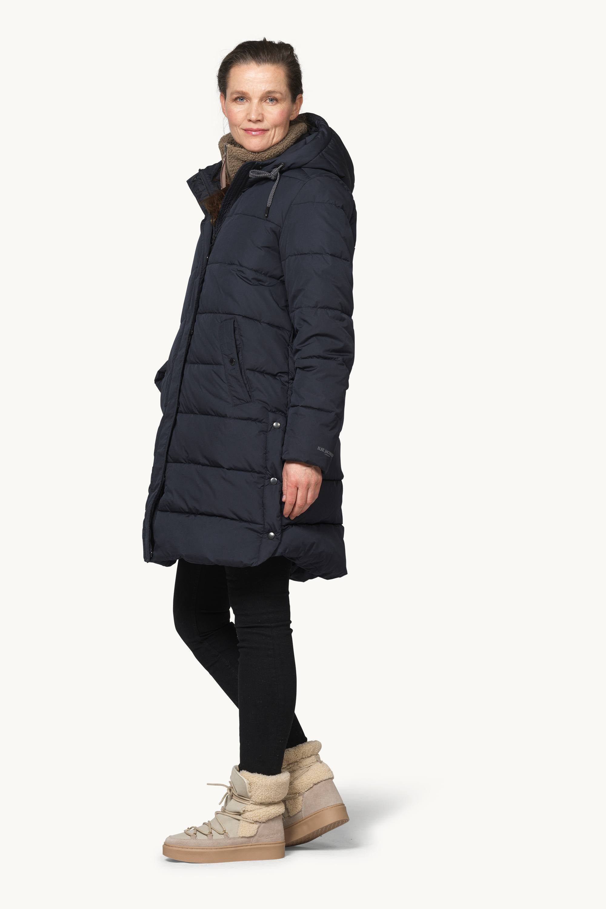 Padded Coat - Dark Indigo