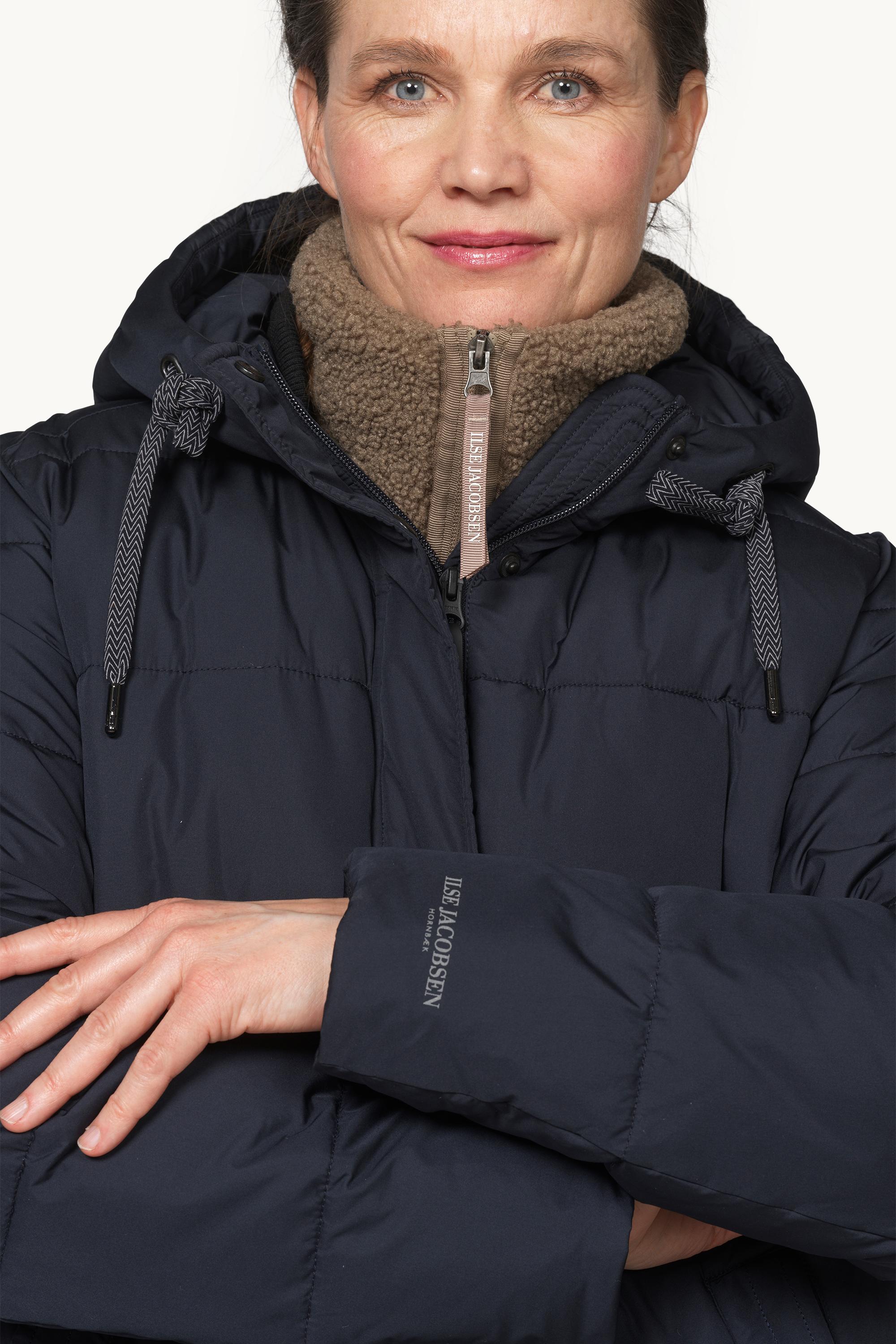 Padded Coat - Dark Indigo