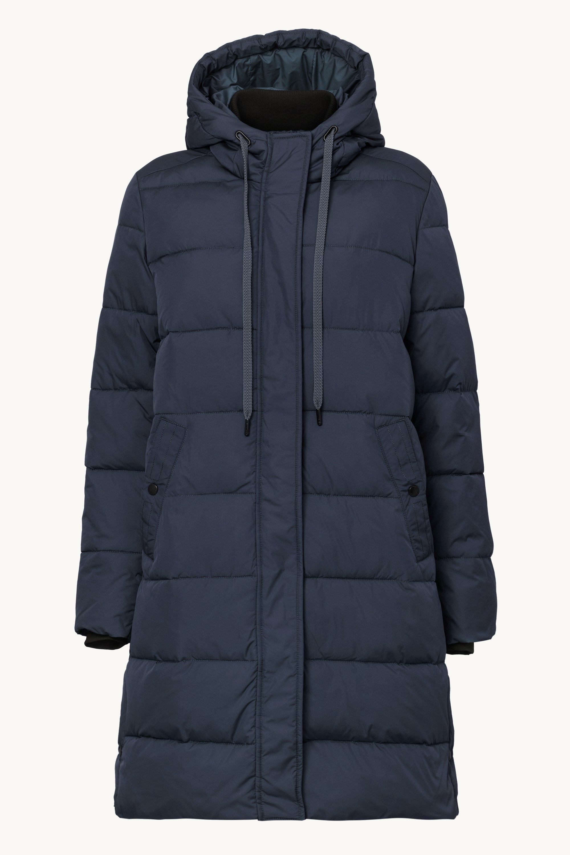 Padded Coat - Dark Indigo