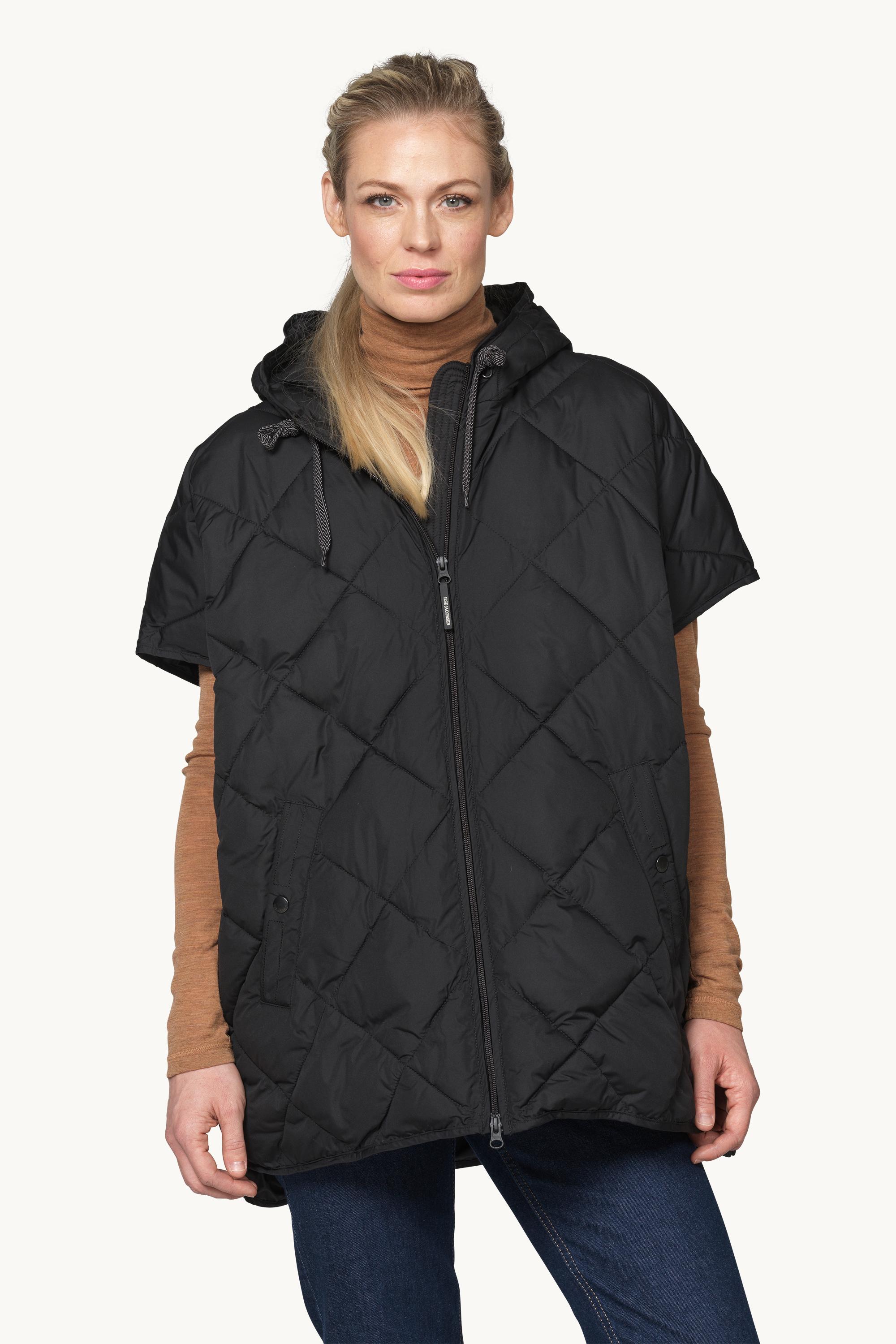 Padded Cape - Black