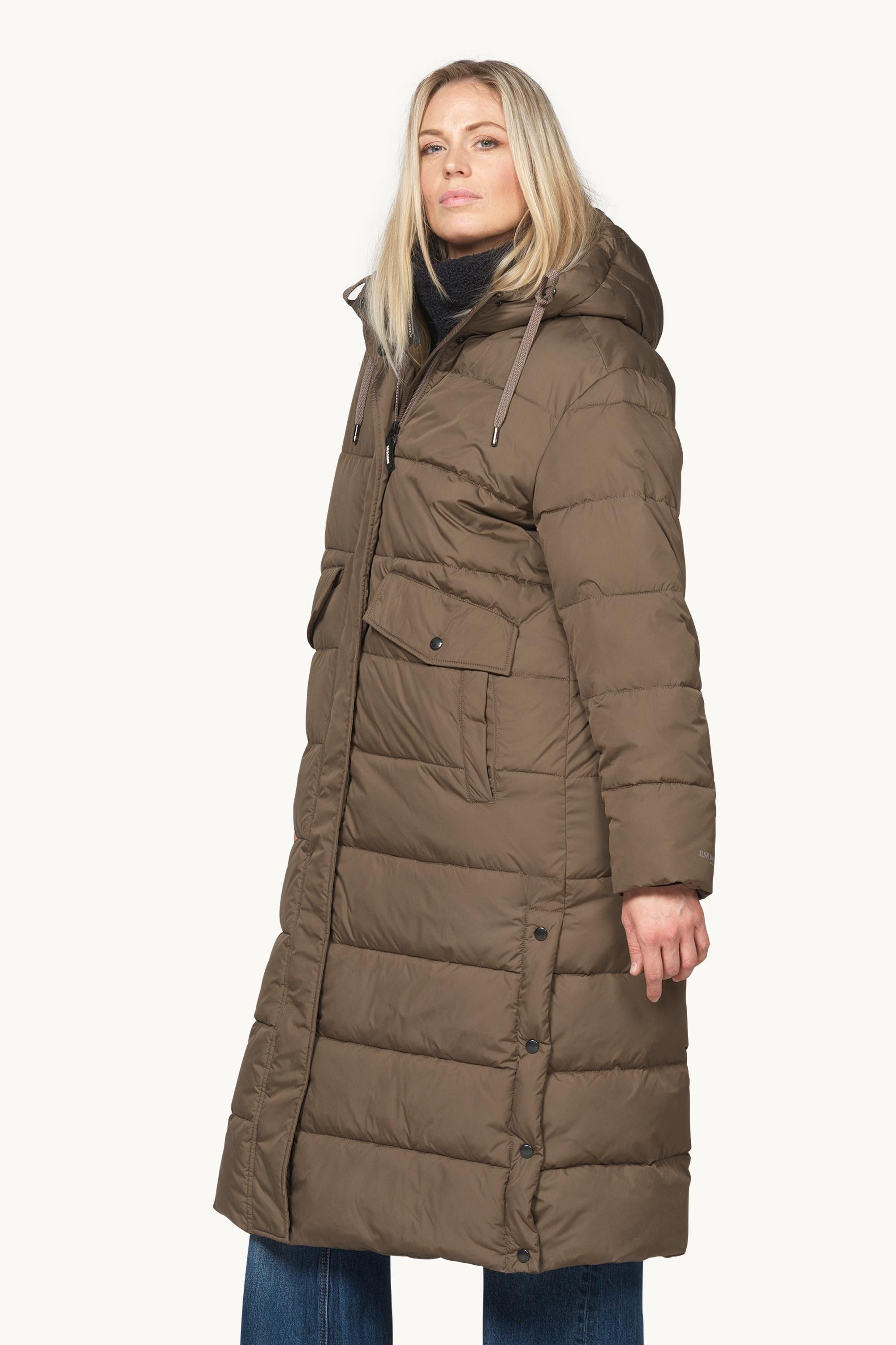 Padded Coat - Mud