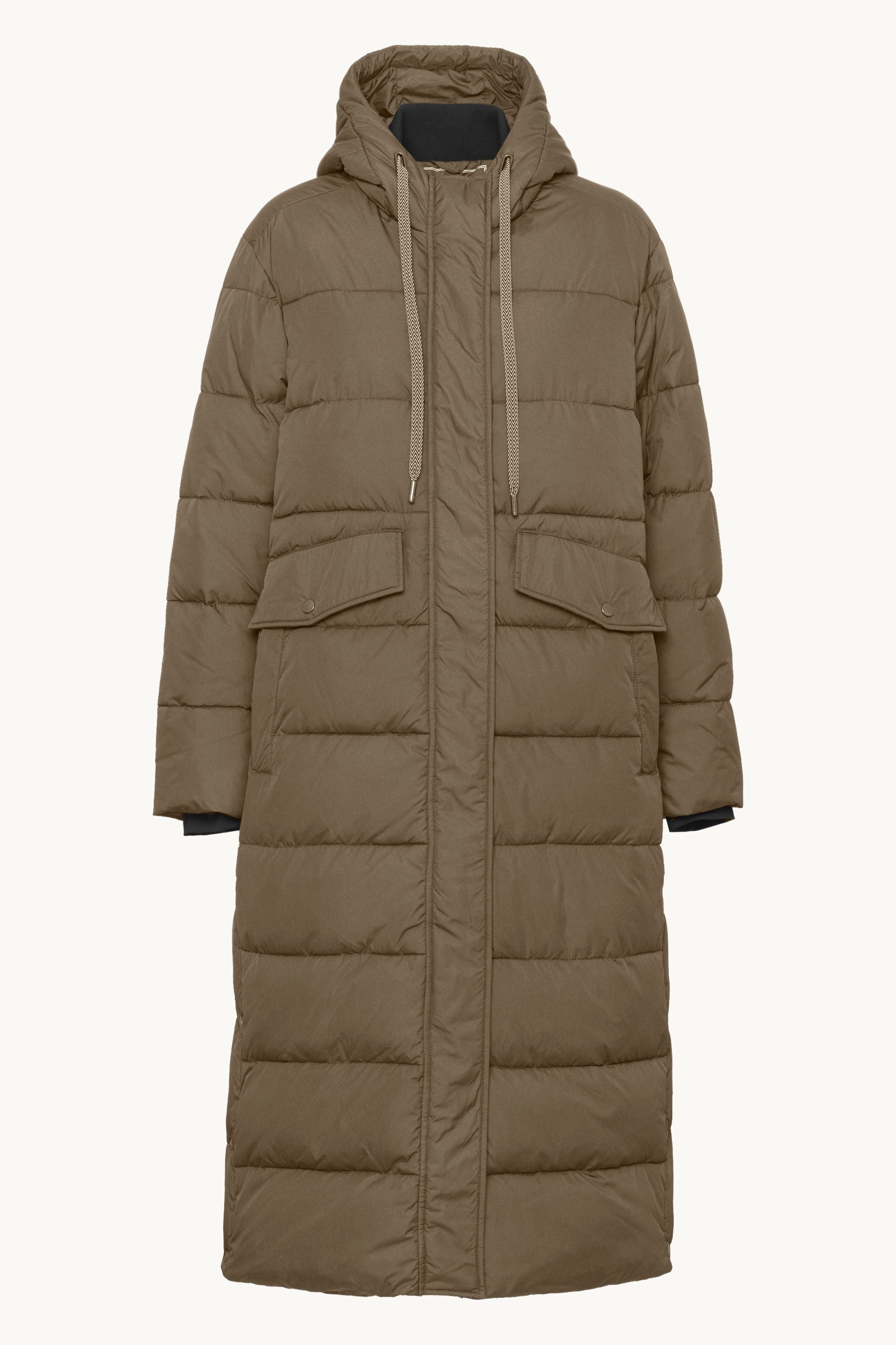Padded Coat - Mud