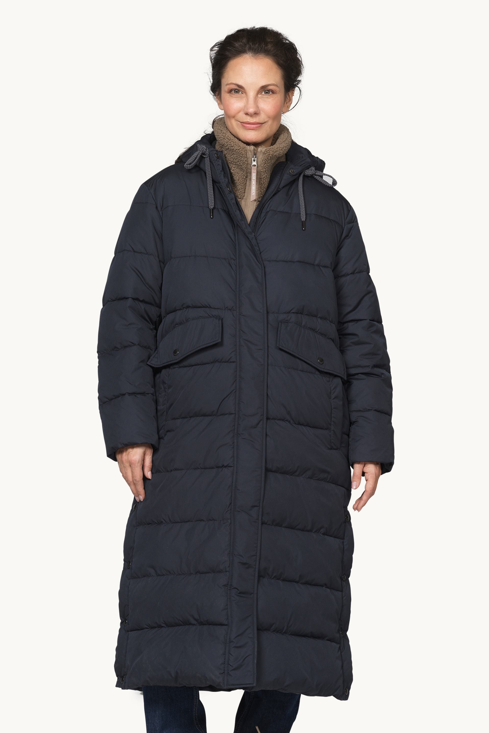 Padded Coat - Dark Indigo
