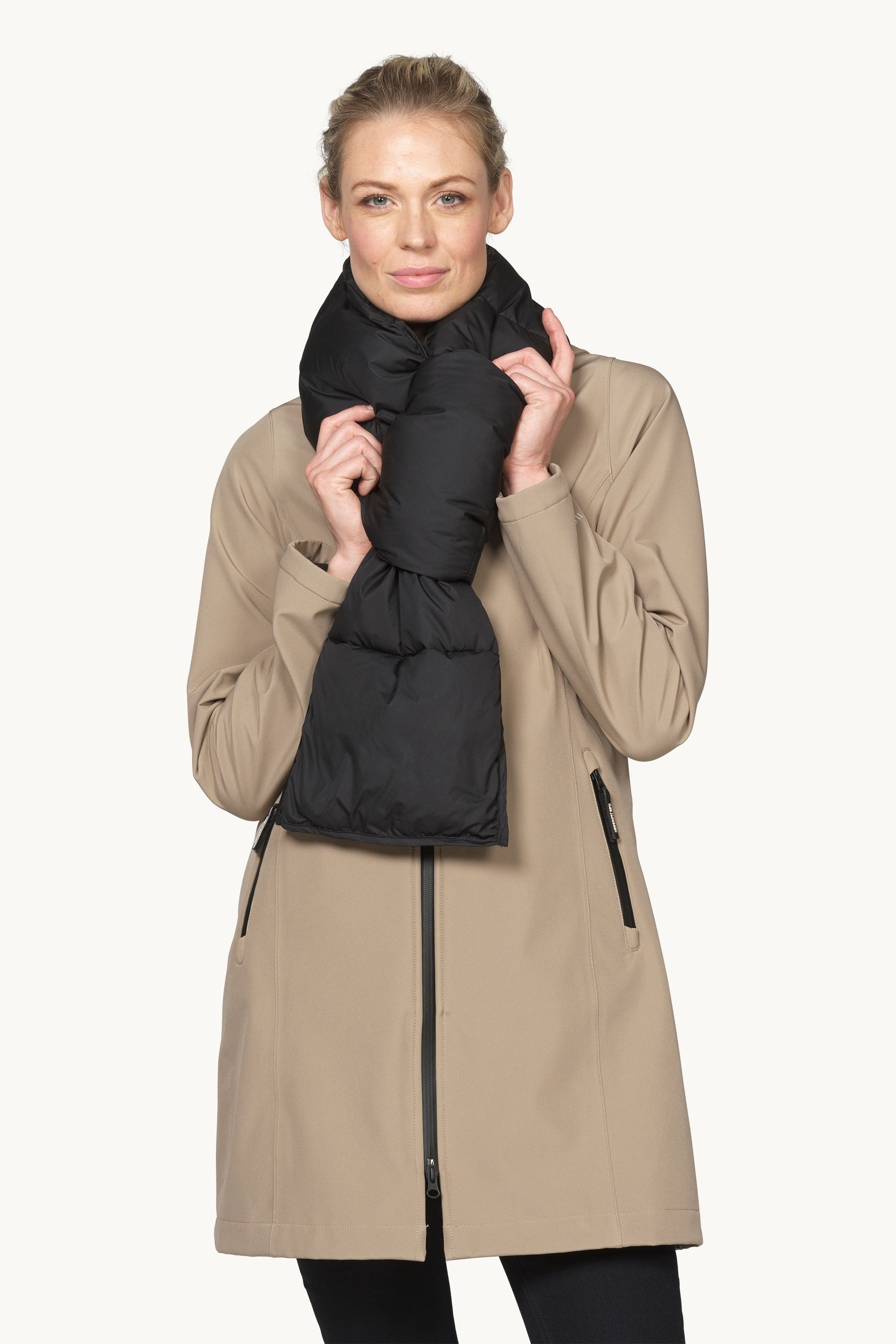 Padded Scarf - Black